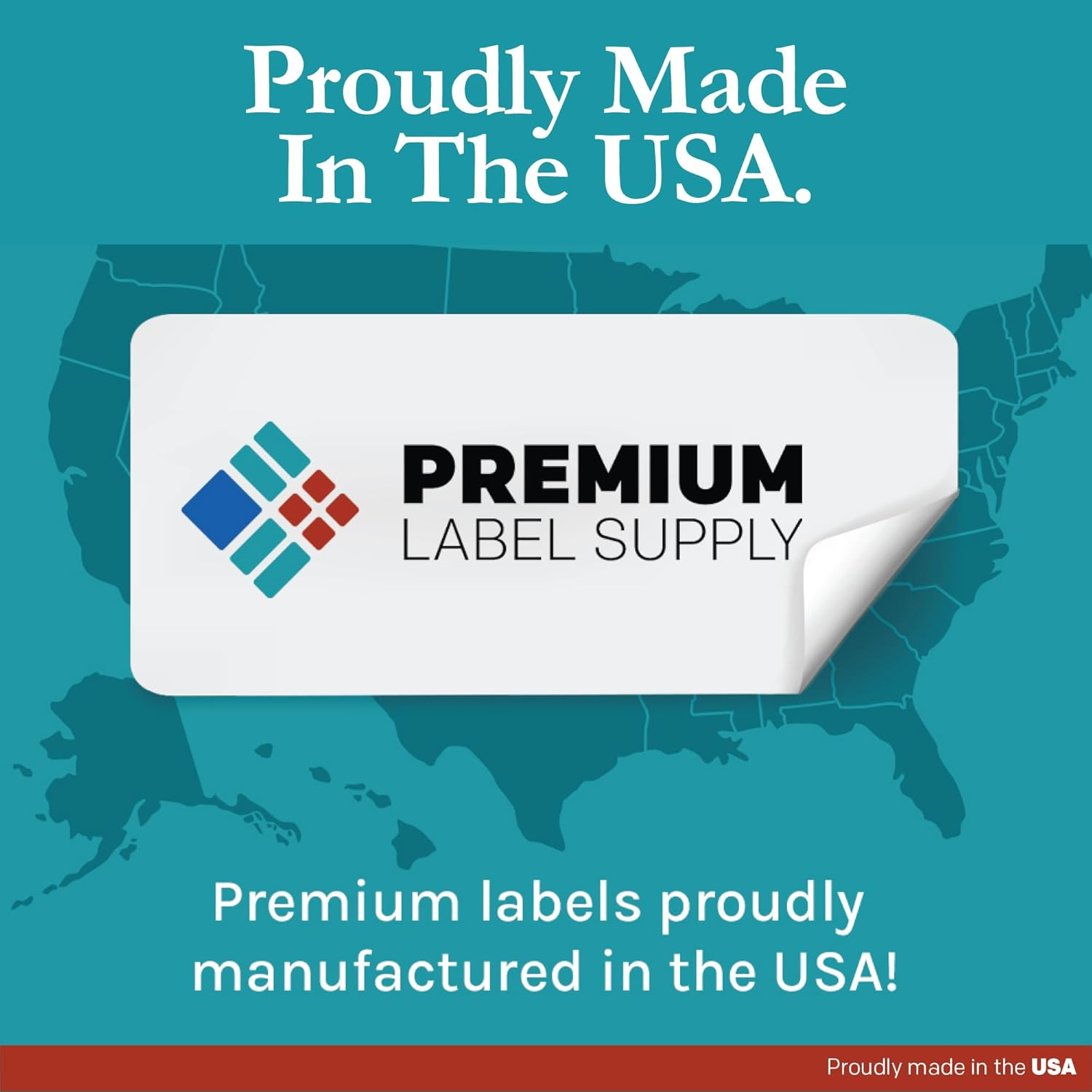 Premium Label Supply White Sticker Square Labels – 2.5″ x 2.5″ – Laser/Inkjet Co