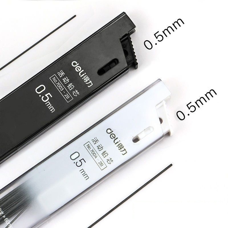 4 Box of 2B Mechanical Pencil Refill Propelling Automatic Pencil Lead 0.5mm