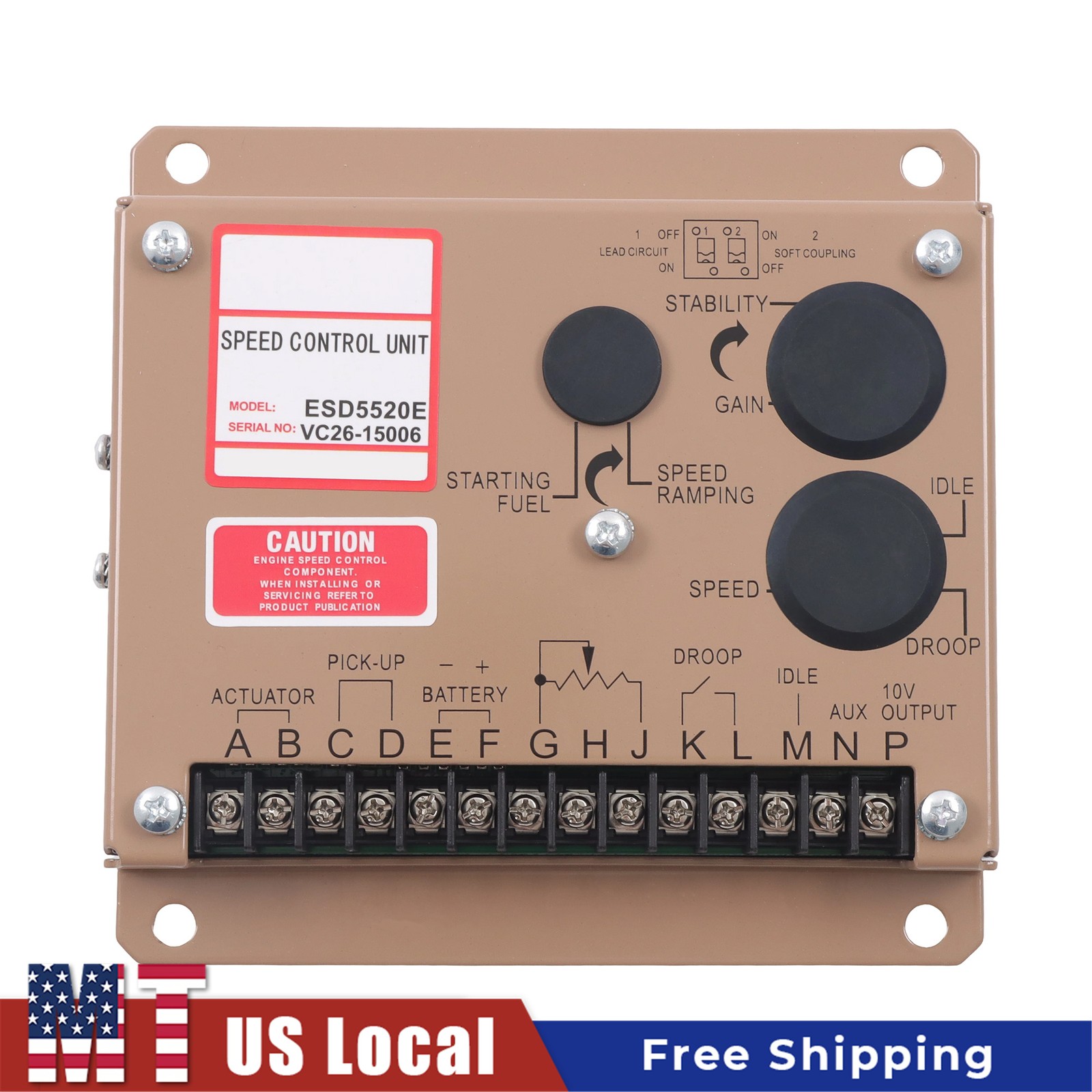 ESD5520E Engine Speed Governor Controller for Generator Set Control