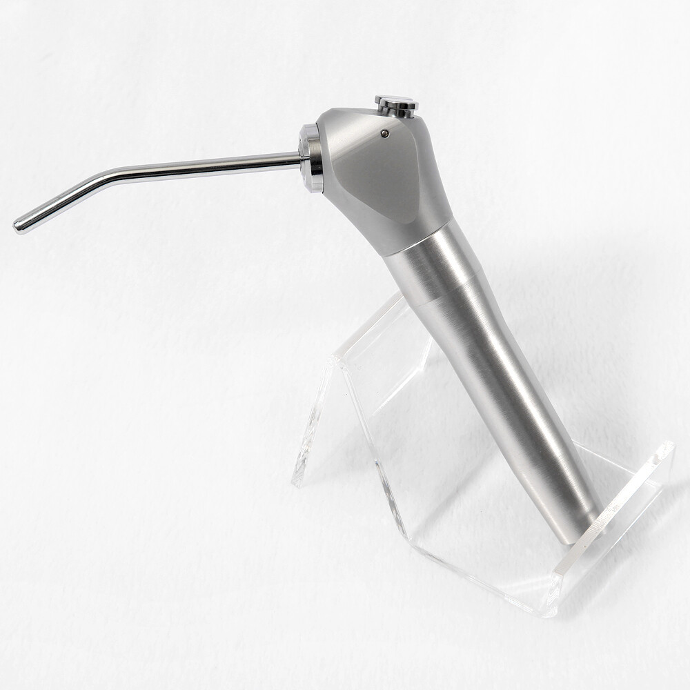 Dental 3 Way Air Water Syringe Triple Spray Handpiece with 2 Nozzles Tips Tubes