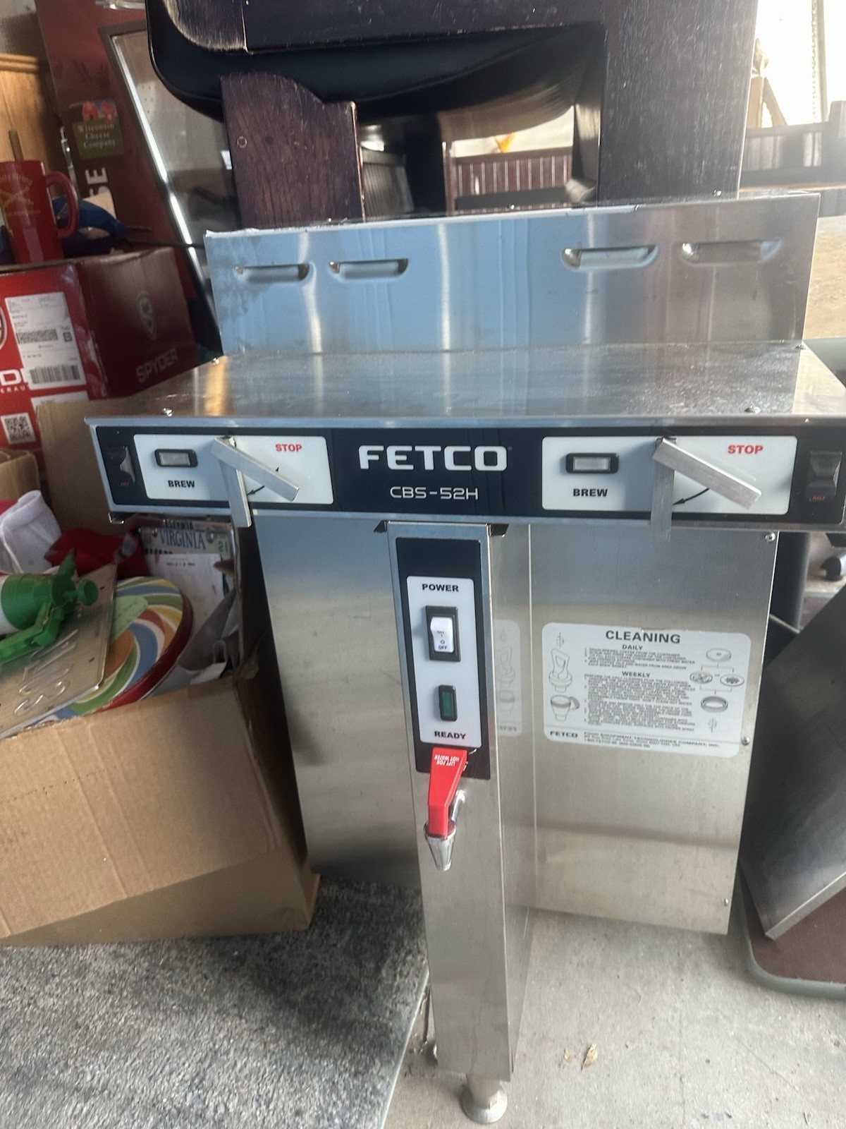 FETCO CBS-52H-15 Twin 1.5 Gal. High Volume Thermal Coffee Brewer