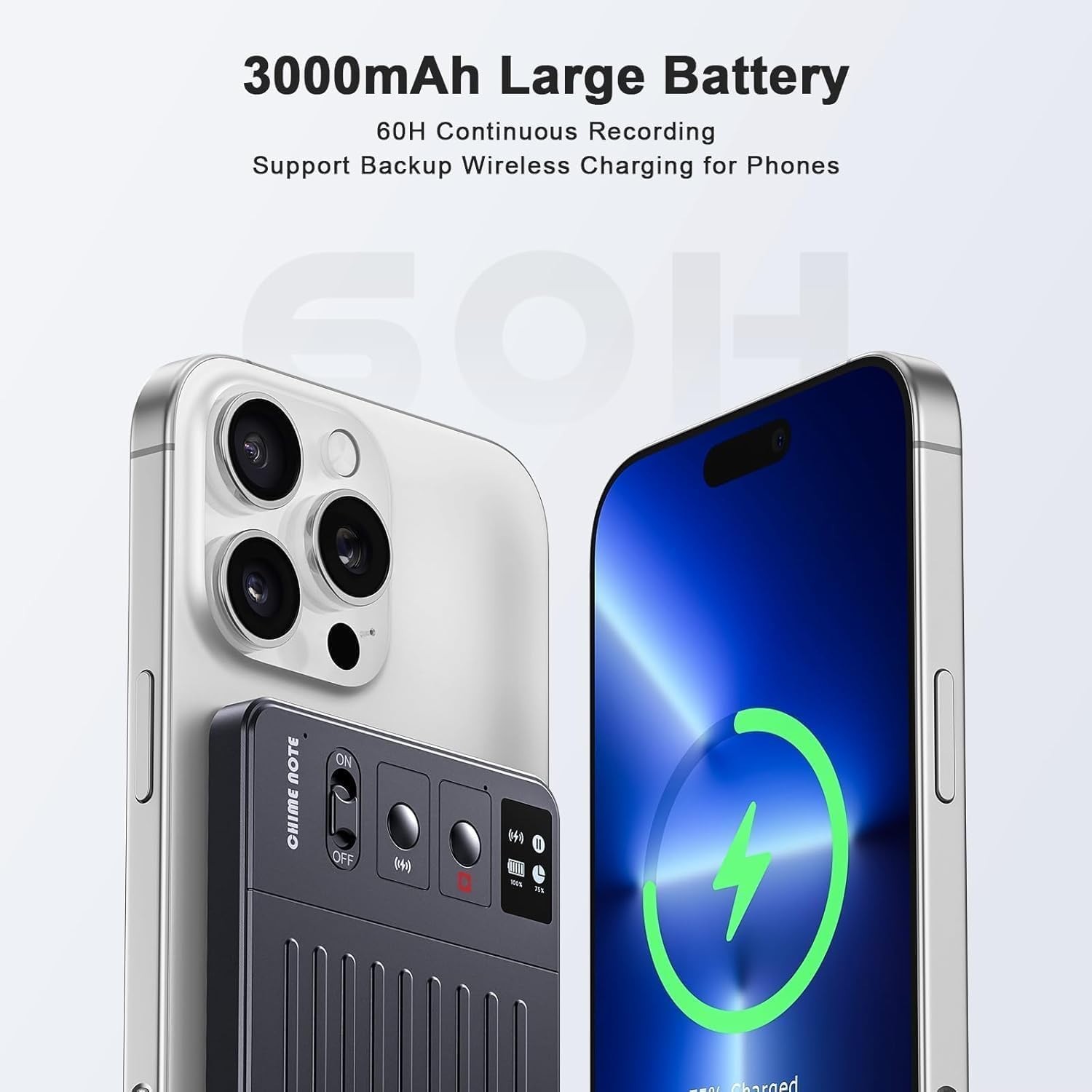 128GB Voice Activated Recorder with AI-Intelligent Triple Noise Reduction,