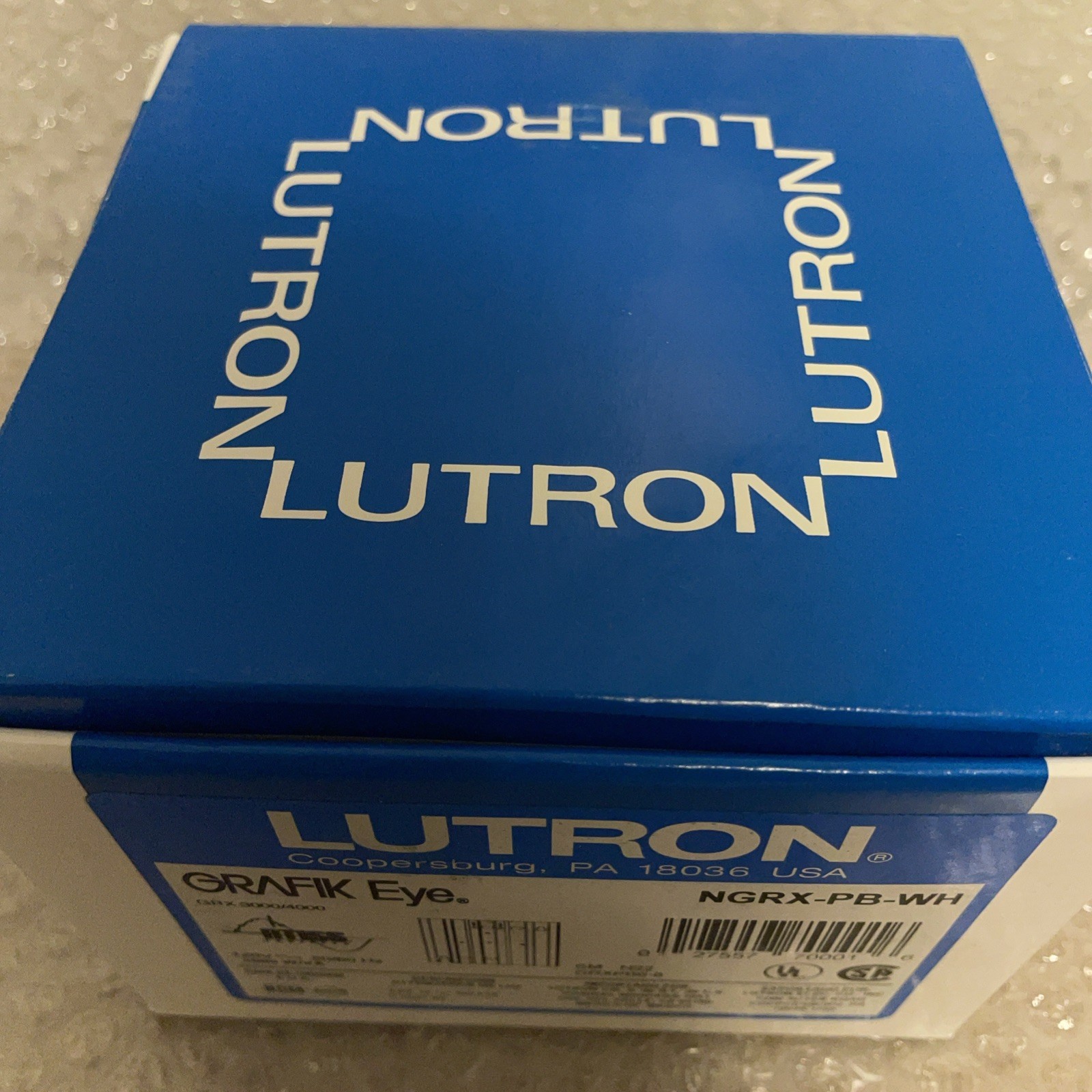 LUTRON GRAFIK EYE NGRX-PB-WH Power Booster 3000 Series Control Unit NEW