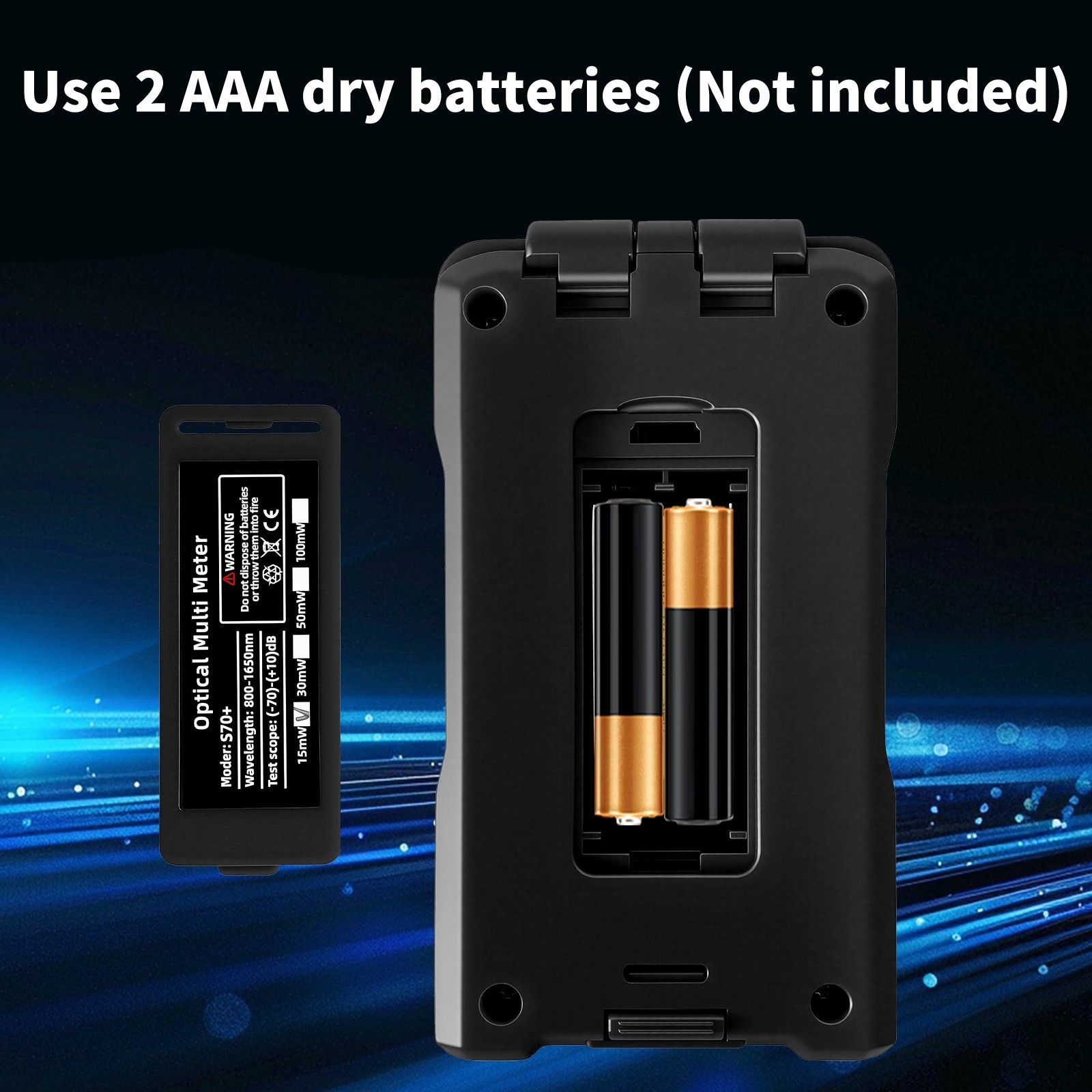 Rechargeable 5-in-1 Fiber Optic Cable Tester OPM VFL RJ45 SC/FC/ST LC