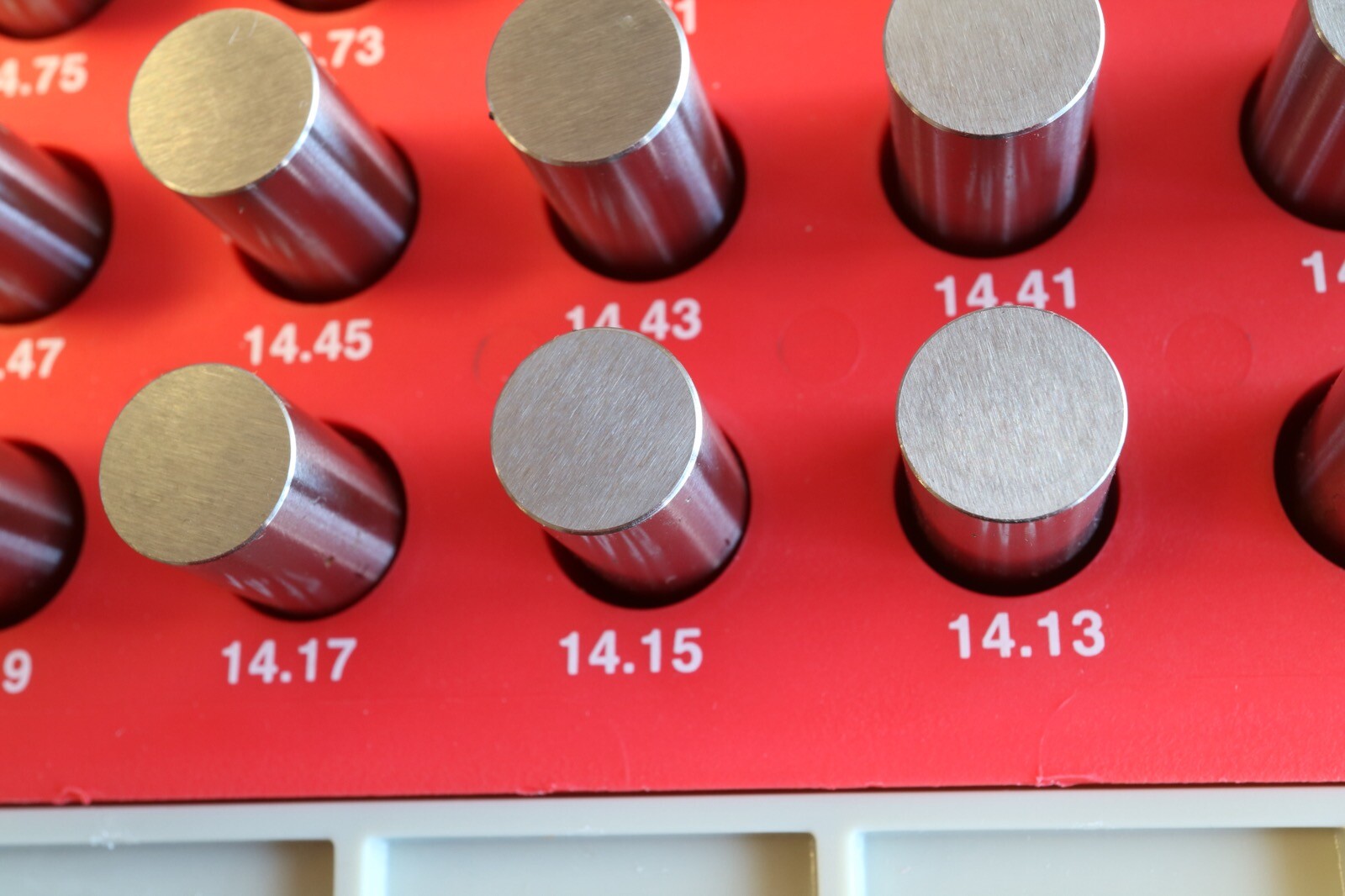 New 125 Piece Vermont Pin Gage Gauge Set 14.01-16.49mm Plus Class ZZ (.02mm)
