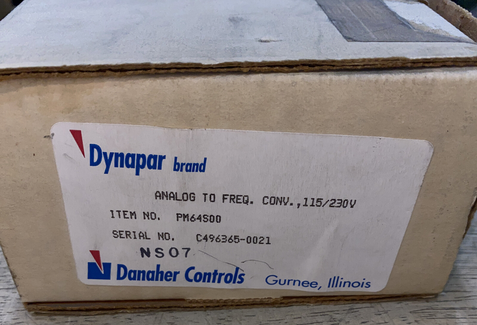 Dynapar PM64S00 Analog to Frequency Converter 115/230 V