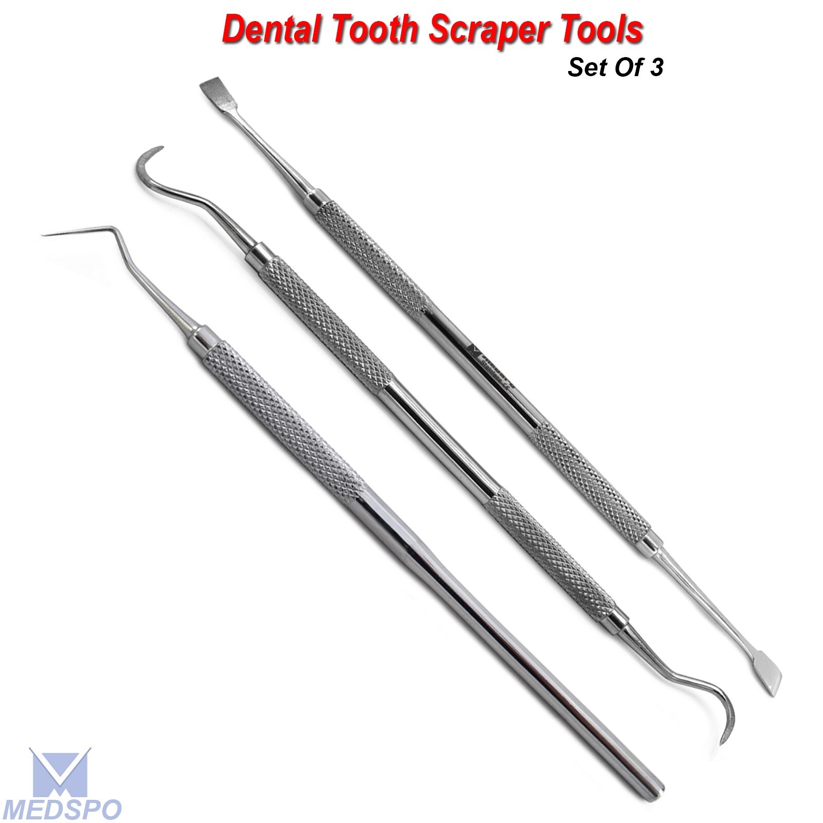 Dental Tooth Cleaning Calculus Plaque Remover Hygienic Dentist Scraper Pick Tool