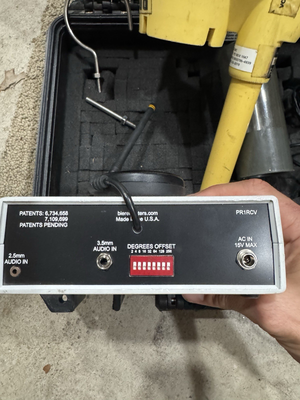 Bierer PD800W Phasing Voltage Meter Tester Phasing Ranger I w/ Black Case #850