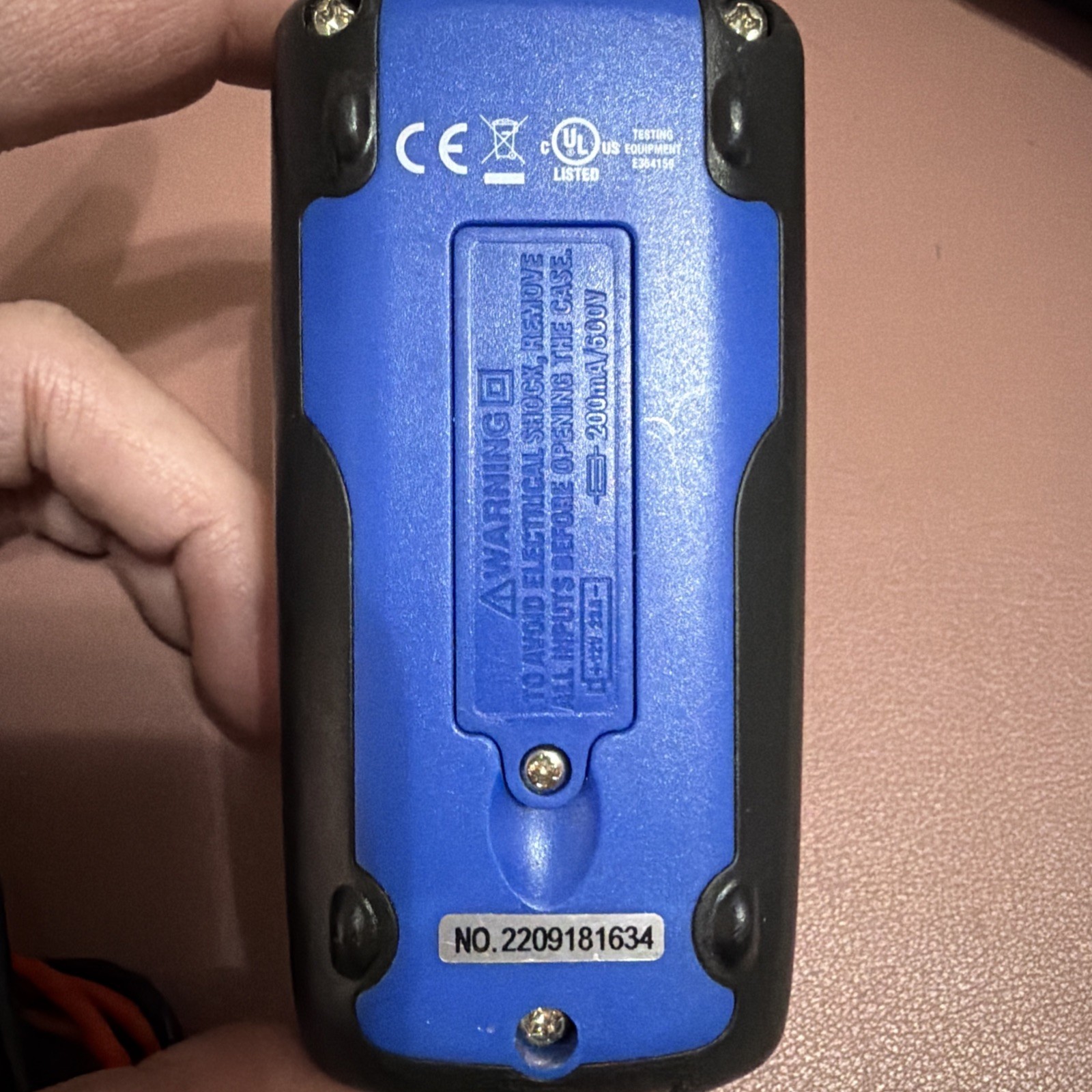 Kobalt Digital Display Multimeter 0.2 Amp 500V -Volt Model #DT-103
