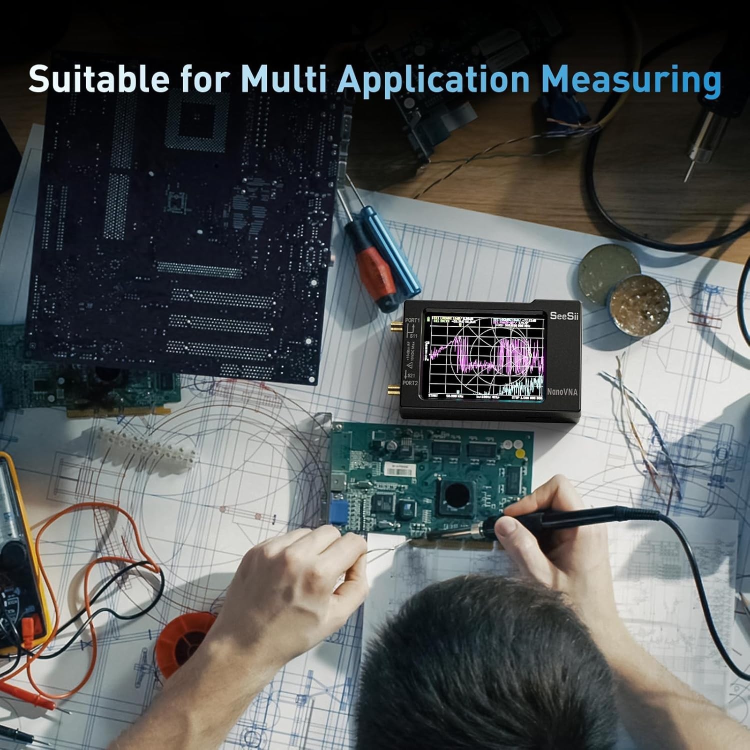 Advanced Antenna Analyzer for Engineers – 9KHz-1.5GHz with Abundant Accessories