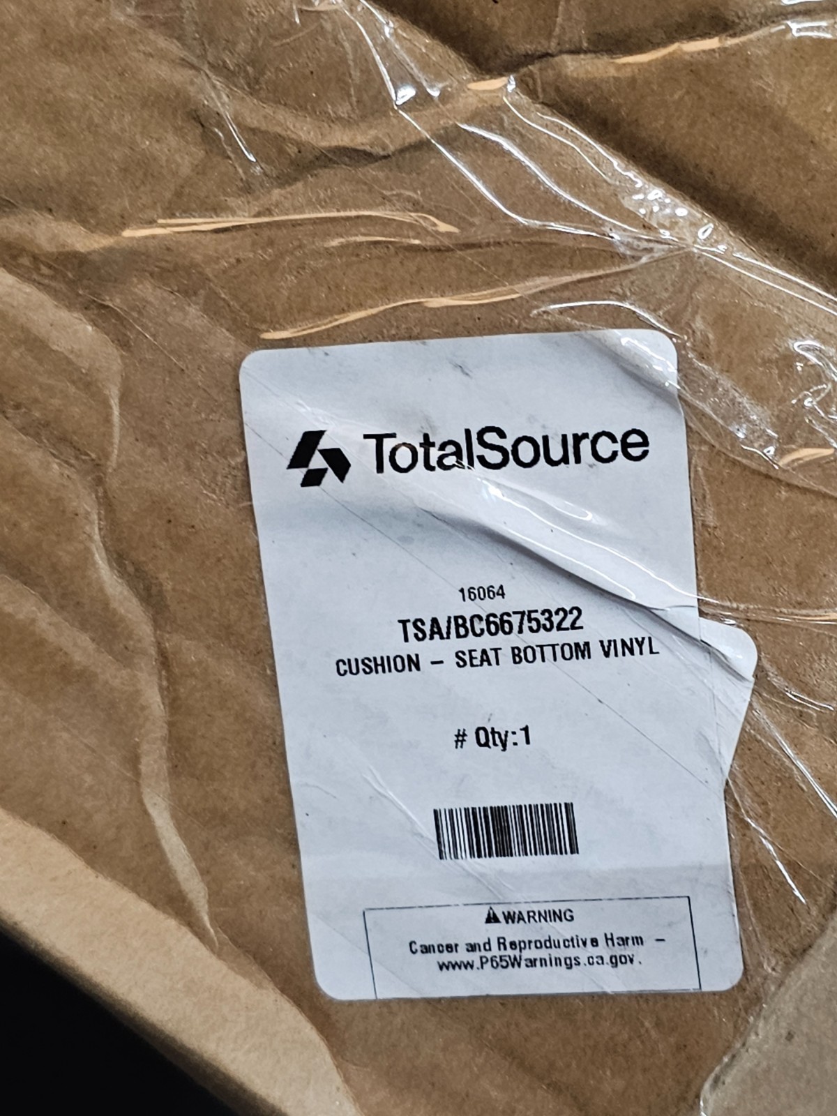 TSA/BC6675322 Seat Bottom Cushion For Bobcat S100 S130 S150 S160 S175 S185 S205