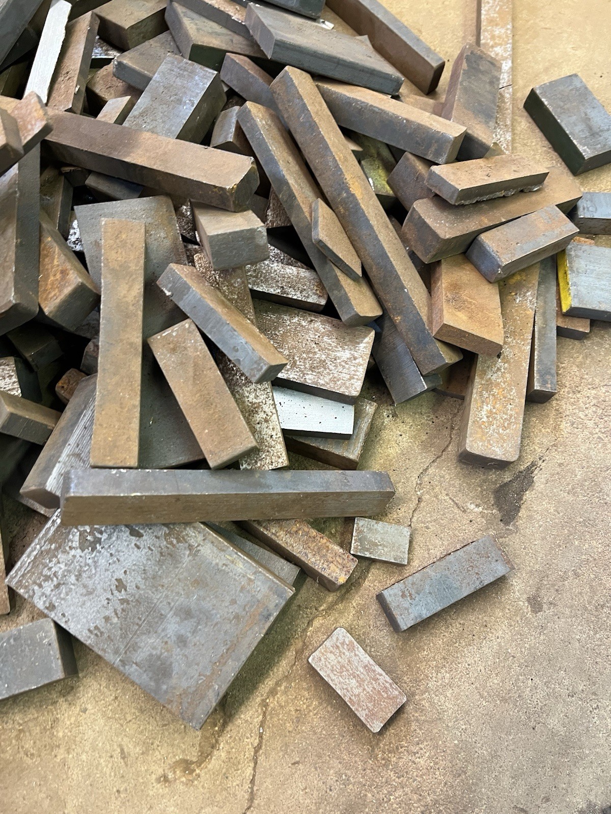 Mix lot 18+Lbs A36 Flat steel plate bar steel stock varies 1/8″-2″ Thick