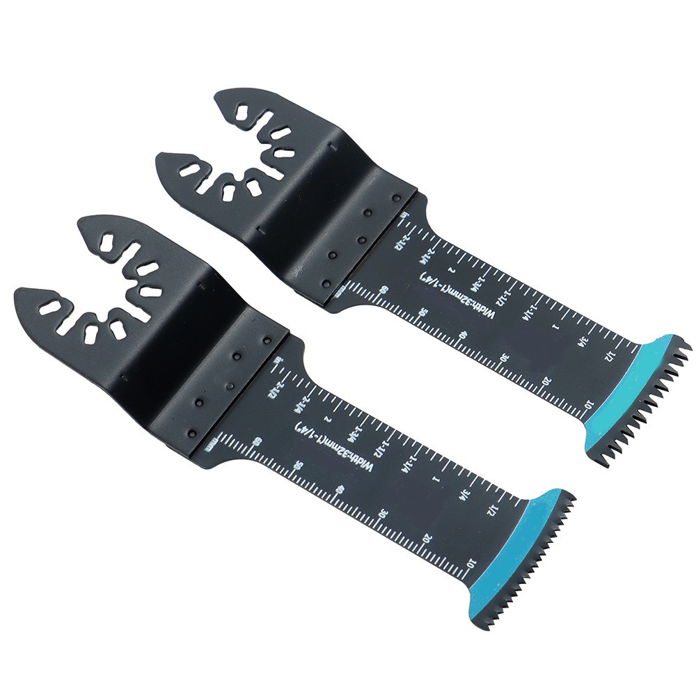 10 Pack Bi-Metal Oscillating Multi Tool Saw Blades Includes 3 Types Curved-Edge