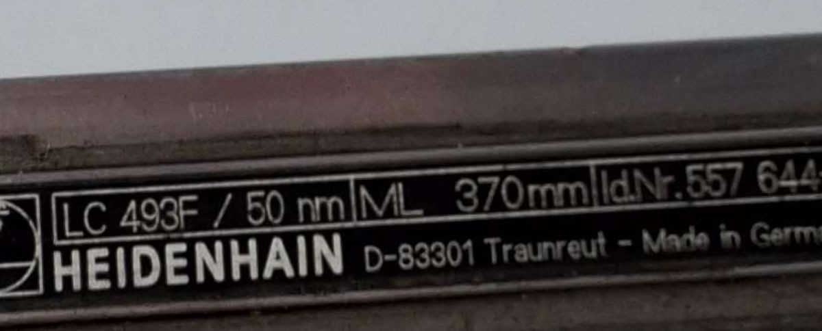 557 644 Y AXIS SCALE HEIDENHAIN LC493F ML370 50NM CHARMILLES – USED-TESTED
