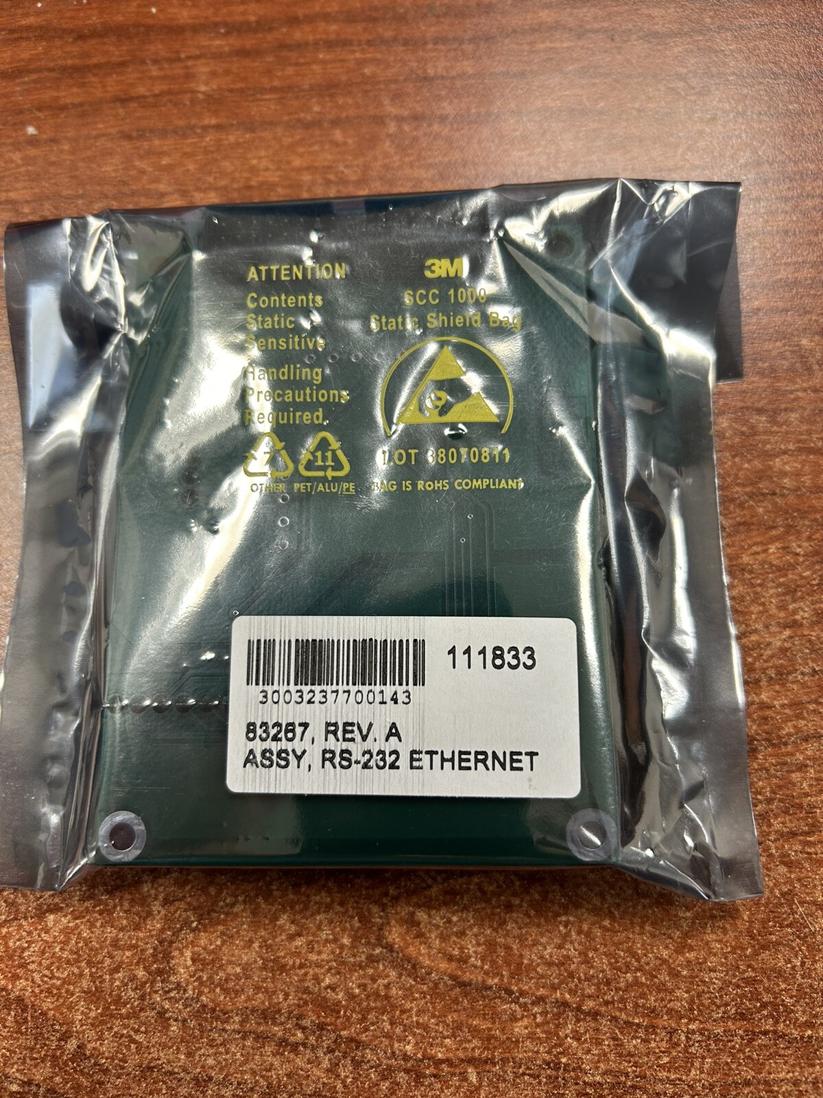 NEW RICE LAKE WEIGHING SYSTEMS 83267 REV. A ASSY, RS-232 ETHERNET CIRCUIT CARD