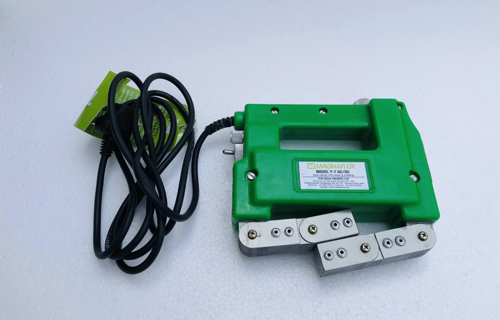 Magnaflux Y-7 AC/ DC NDT Magnetic Particle Testing Yoke 220V With Case