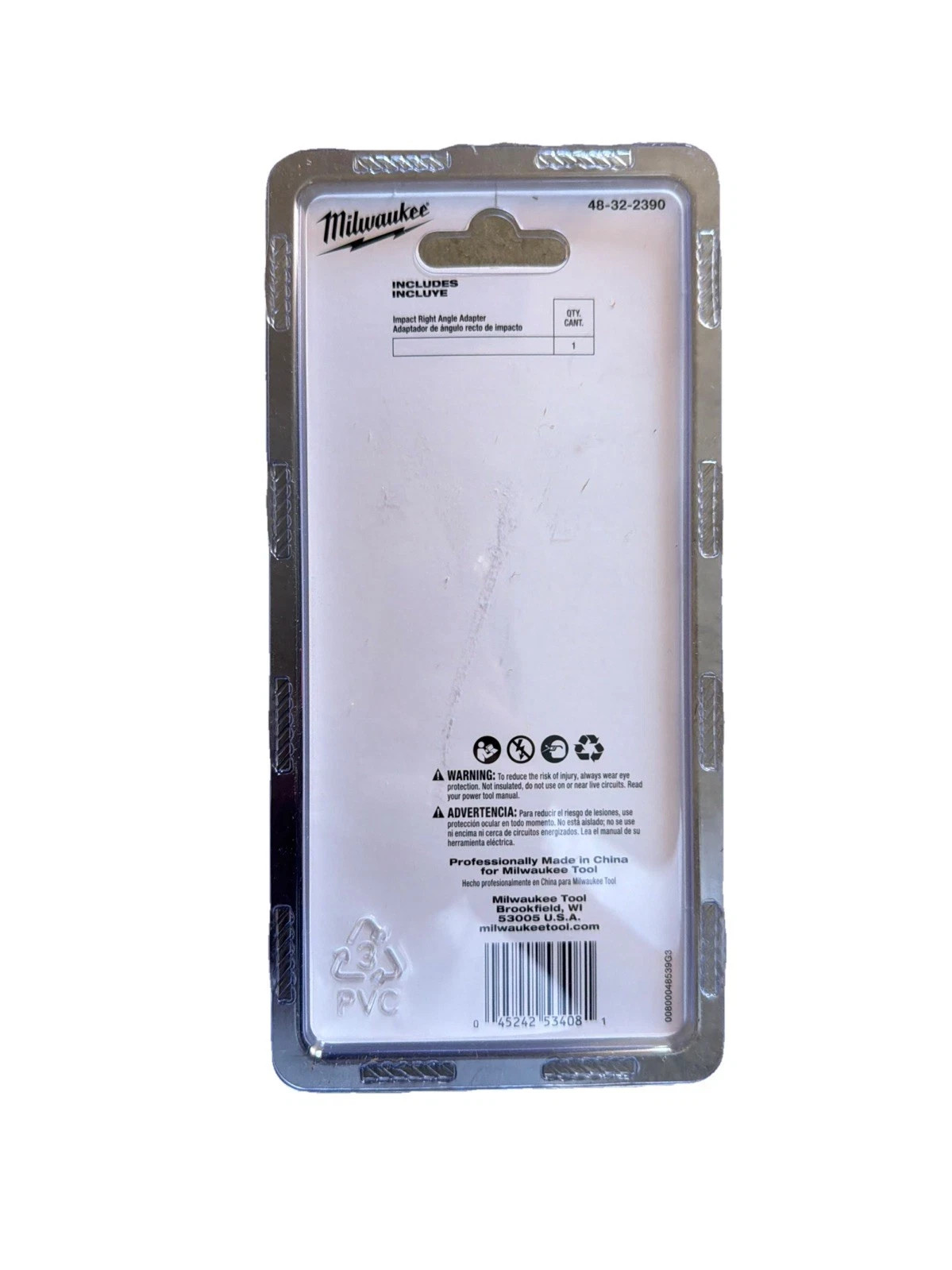 Milwaukee 48-32-2390 Shockwave Right Angle Adapter
