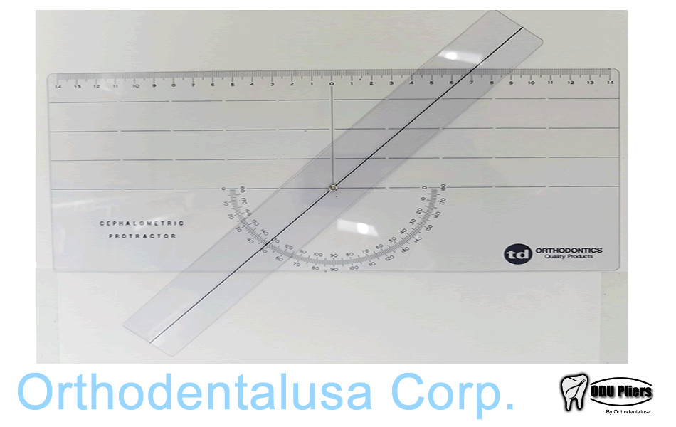 ORTHODONTIC Cephalometric Protractor Ruler 76422151 Tecnident Orthodentalusa