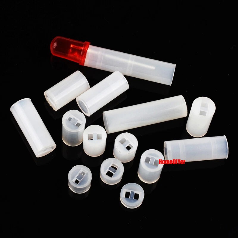 3mm LED Spacer Nylon Plastic Pillar Standoff PCB Board Mount Support 4*2mm-20mm