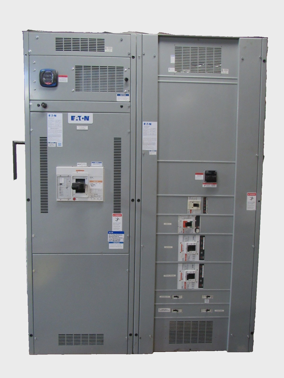 Eaton Pow-R-Line SCS0552159 Switch Gear Board 480/277V 3Ph W/ 2500 A Amp Main