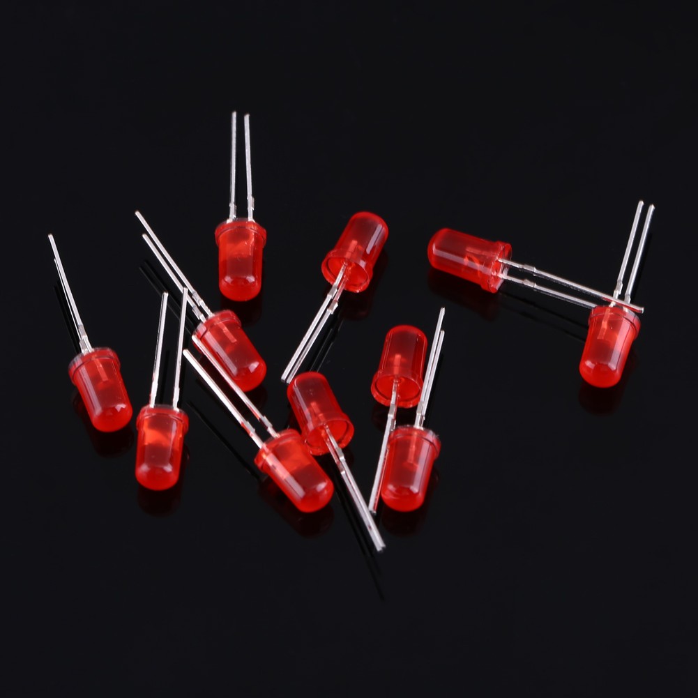 300pcs 3mm 5mm LED Light White Yellow Red Blue Green Assortment Diodes Kit T
