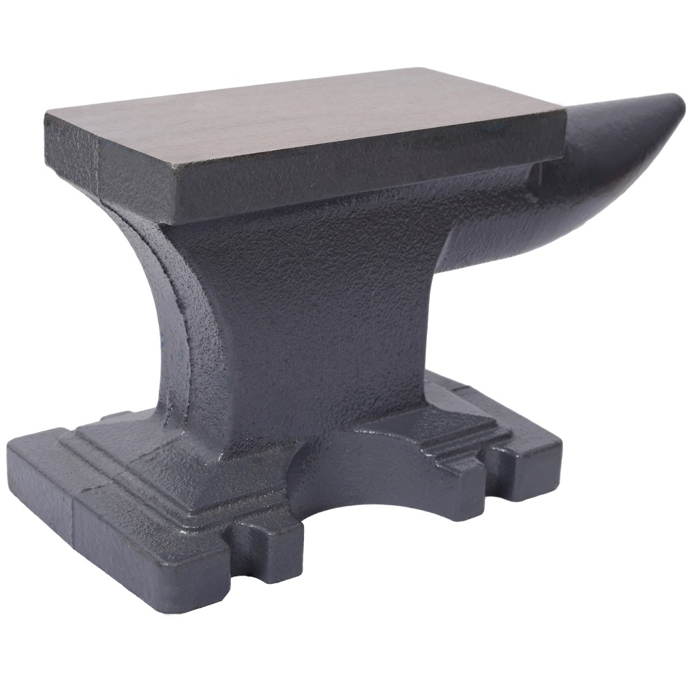 55LB(25KG) Gray Cast Iron Anvil, Square Horn & Stable Base