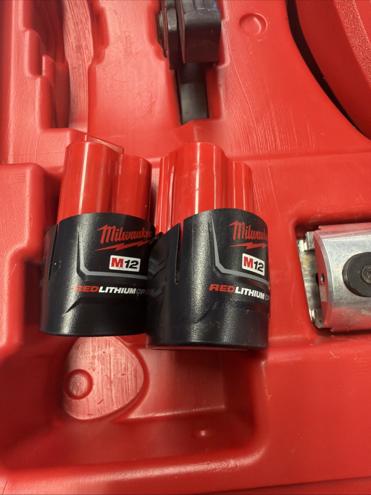 Milwaukee 2473-20 Force Logic M12 Press Pressing Crimp 2 Batteries