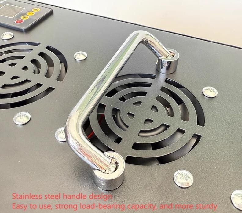 Conveyor Belt Dedicated UV Curing Lamp Light Belt Timing Function PLC Control