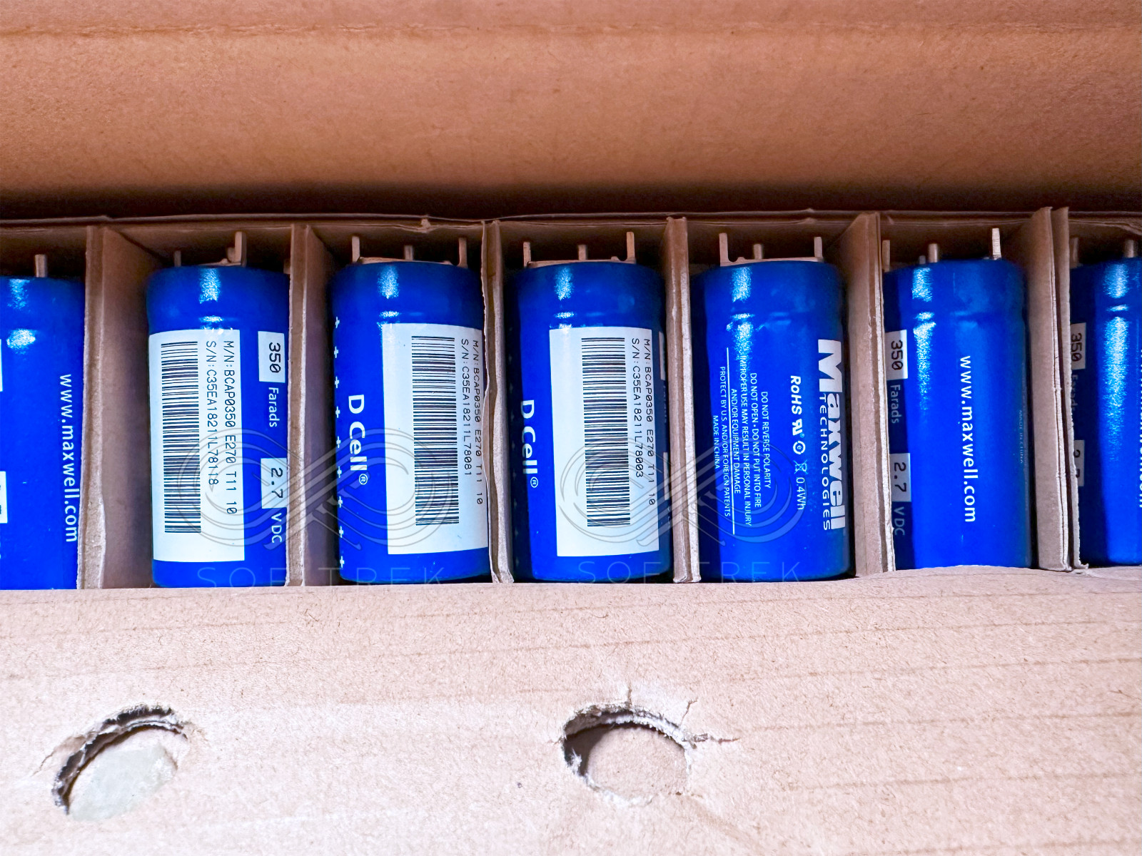 1X BCAP0350 E270 T11 MAXWELL 350F 2.7VDC Capacitor