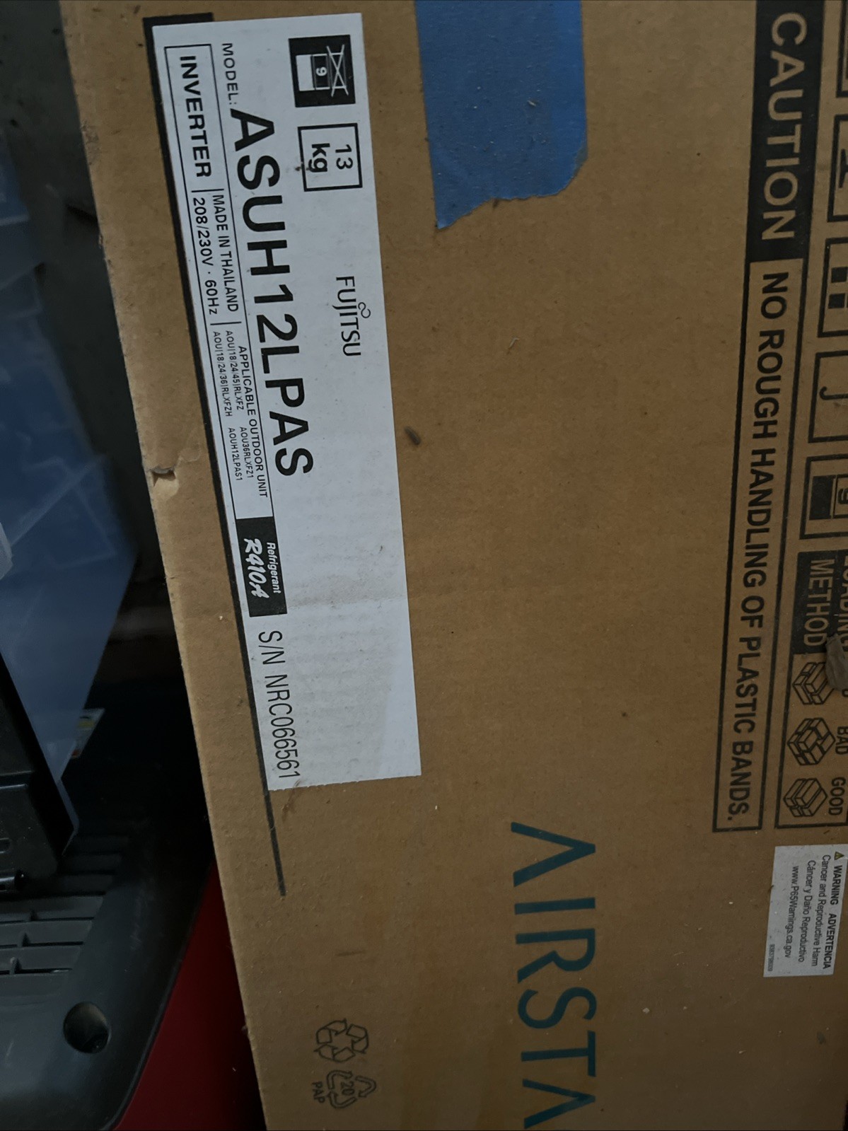 Fujitsu Airstage ASUH12LPAS