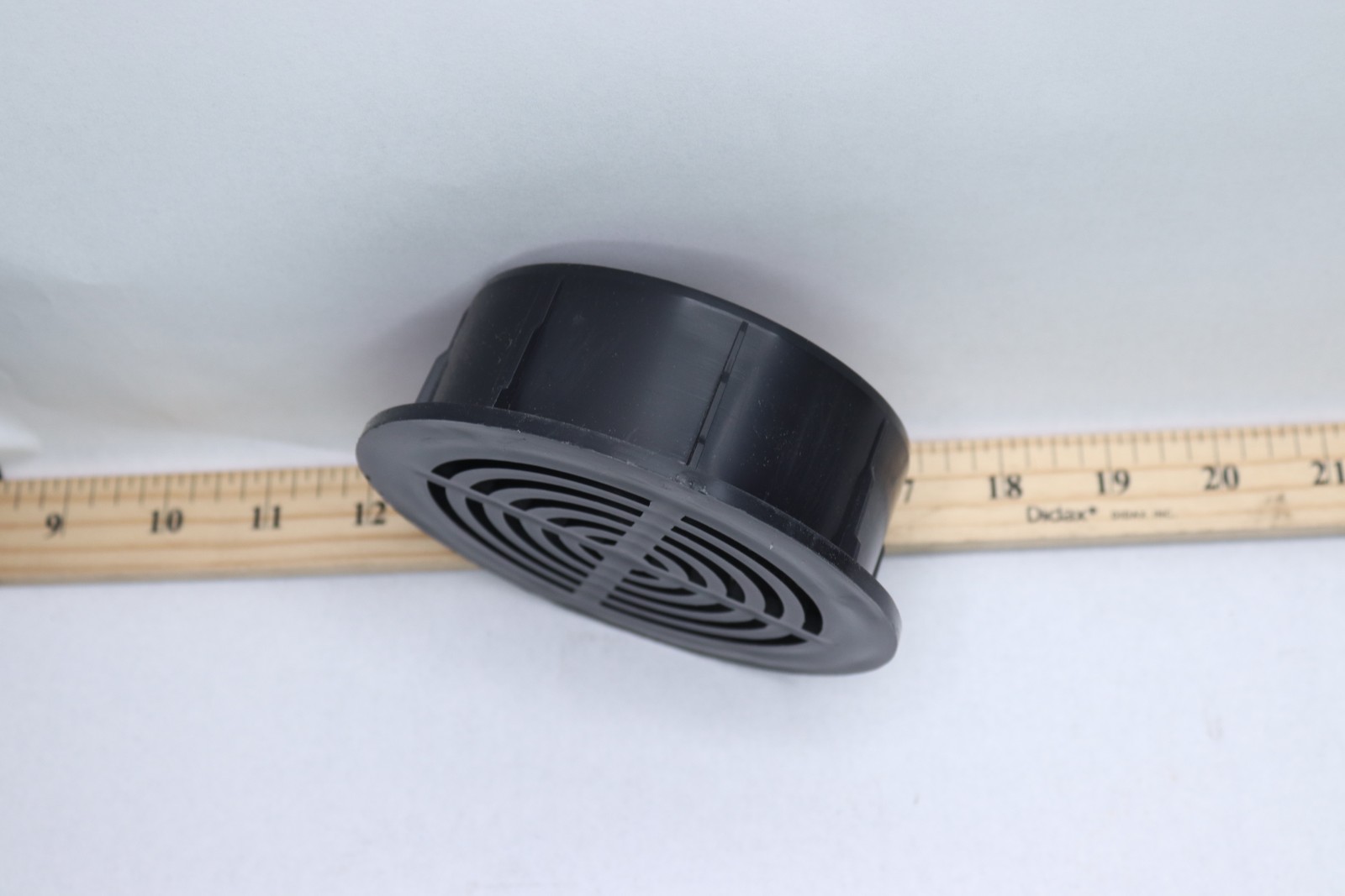 Amerimax Home Products FLEX Drain 4 in. Black Copolymer Drain Cap
