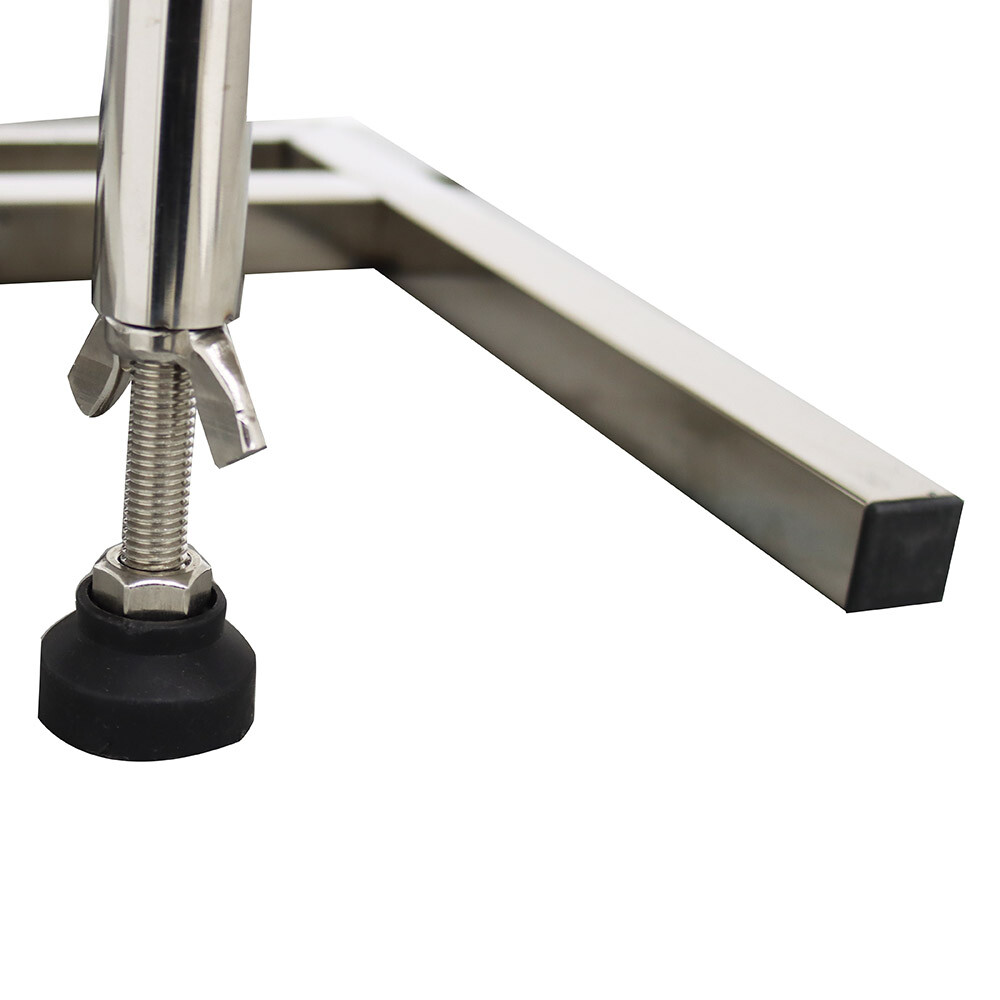 Stainless Steel Manual Feeding Hopper with Support Stand 0.8″/2″/3.9″