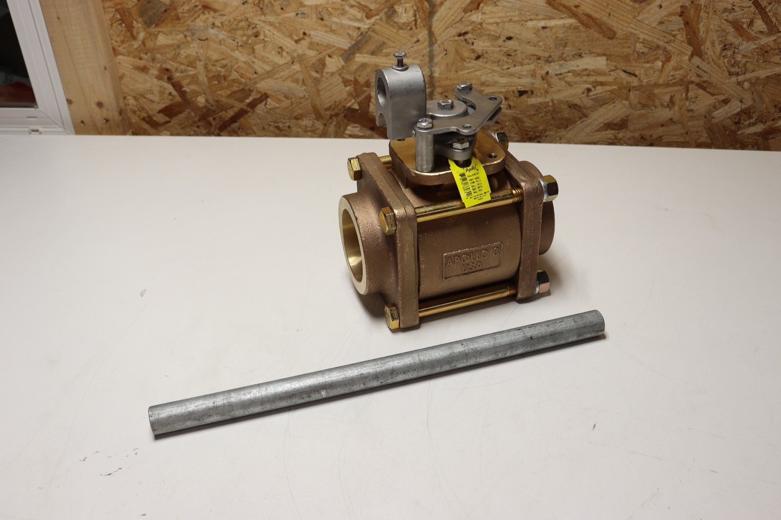 New Apollo 82a-240-57 Brass Bronze 316 S.S. PTFE NON Potable Water 3″ Ball Valve