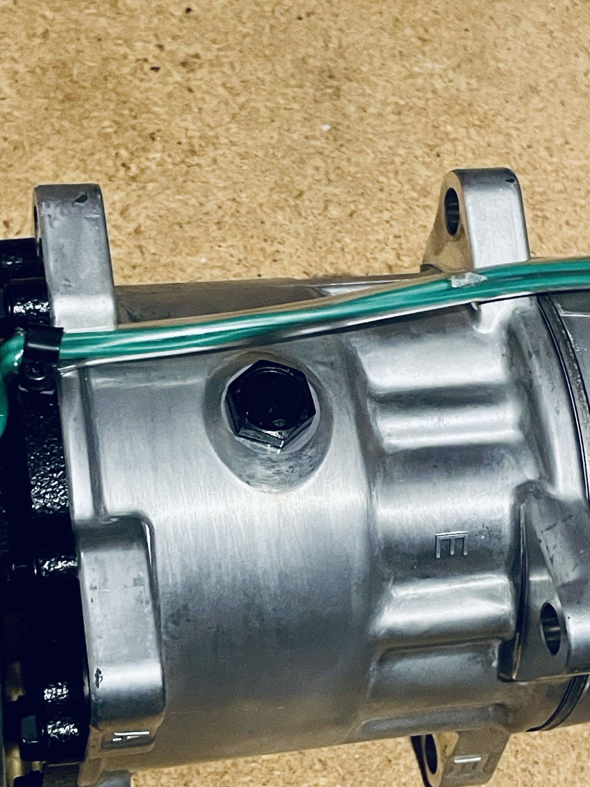 Genuine Sanden SD7H15 Compressor, 2 Groove Clutch – New Fits Massey Ferguson