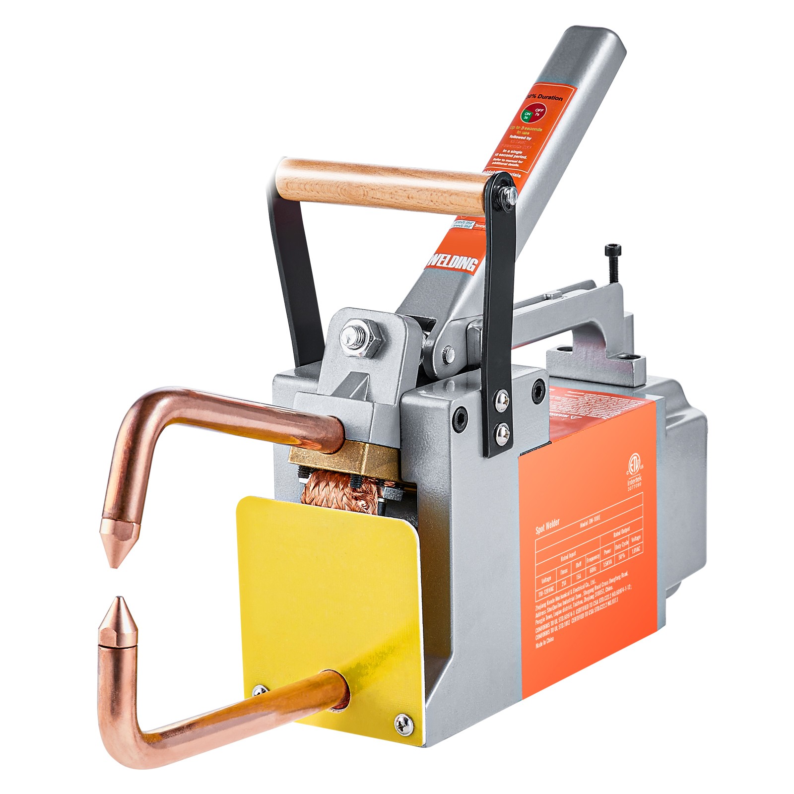 Uimoso Portable Spot Welder for 1/8-inch Metal with 1.5KVA Input Capacity