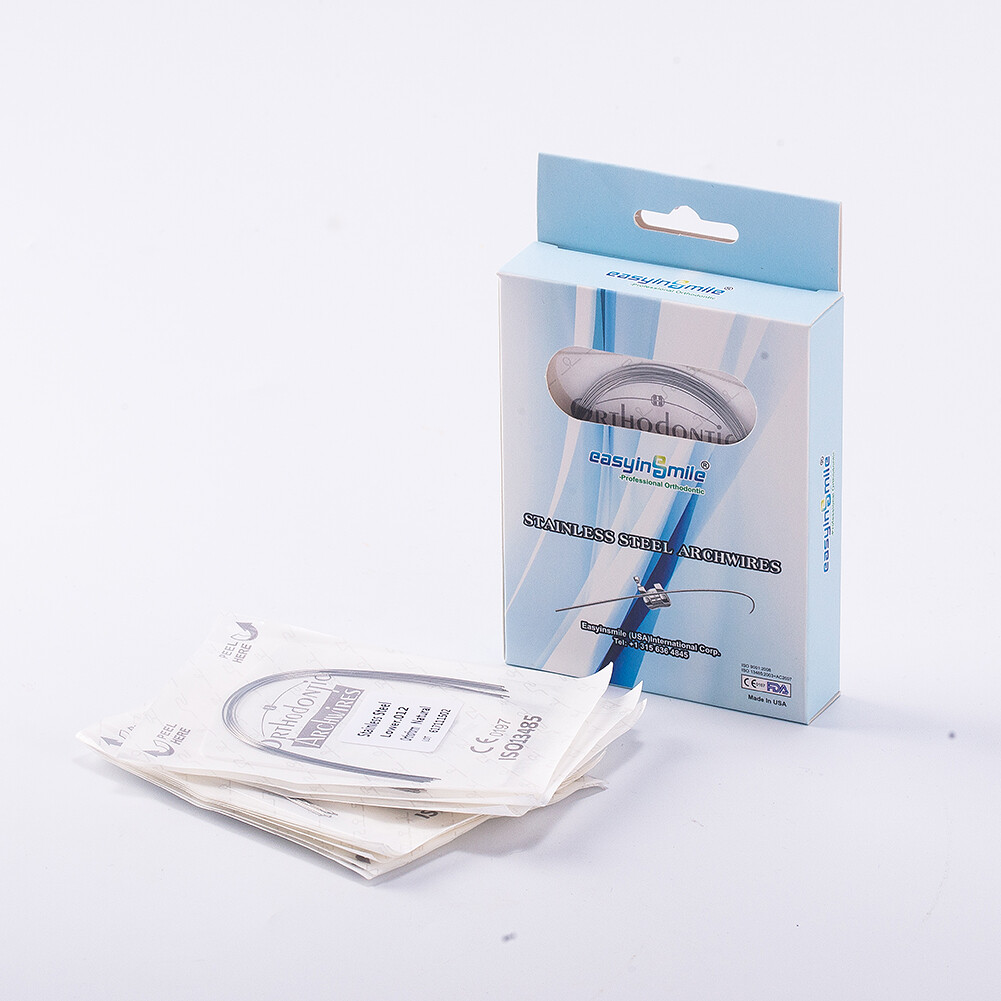 10Pack Dental Orthodontic Stainless Steel Arch Wire Ovoid Upper/Lower Teeth Wire