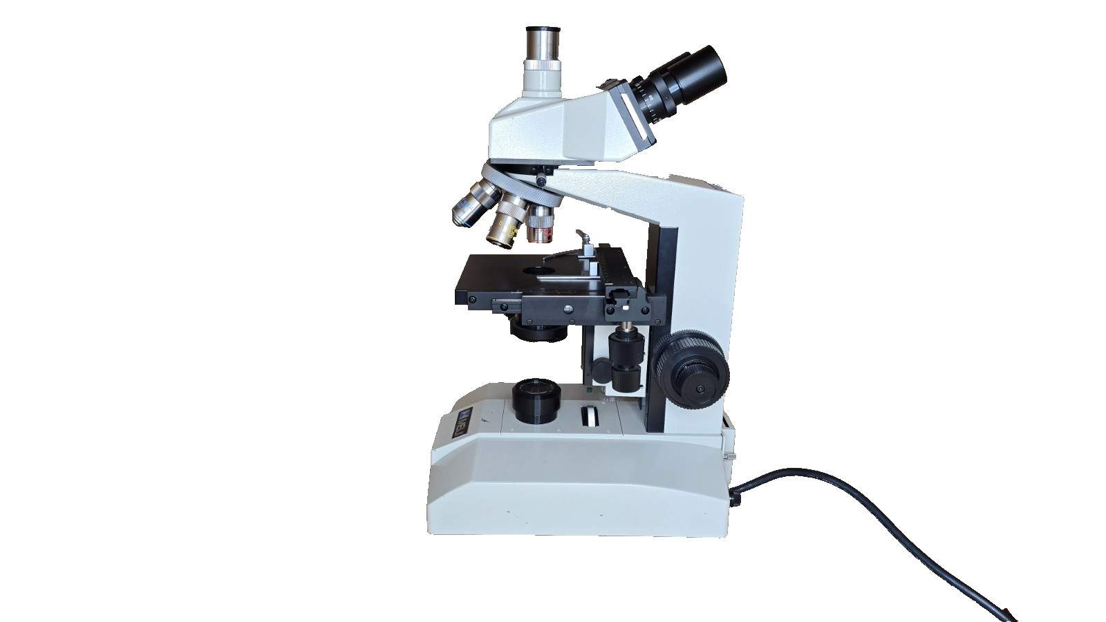 Meiji ML2000 Binocular Microscope 4x 10x 40x 100x Japan Mechanical Stage #21