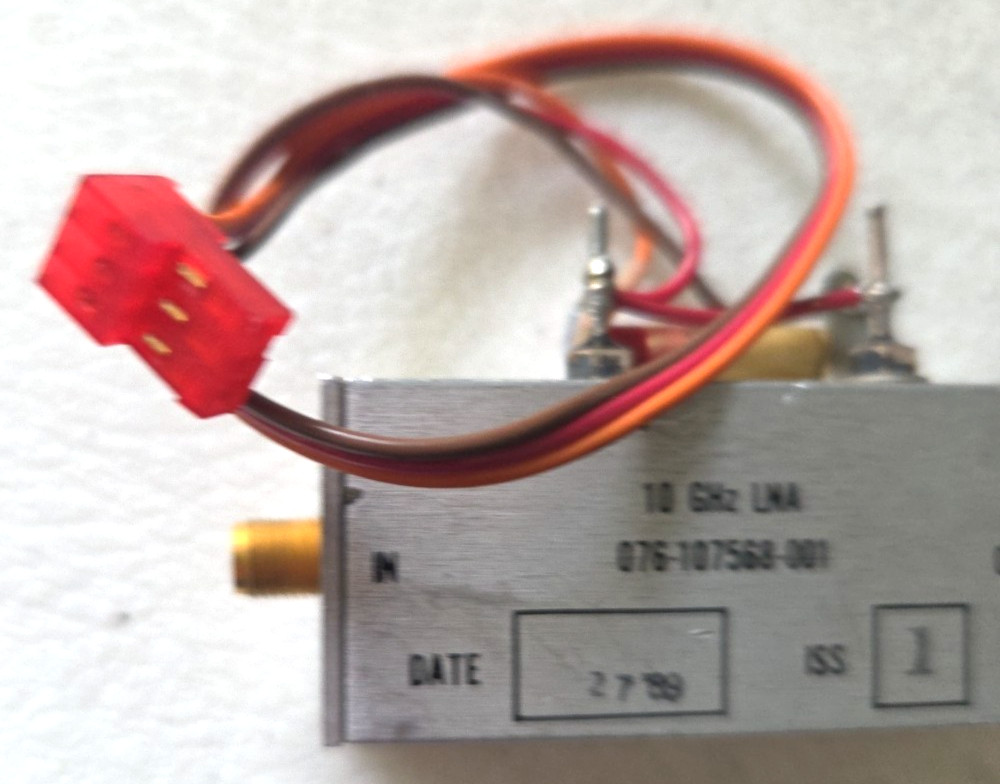 ***** Harris-Farinon 076-107568-001 10 GHz LNA Low Noise Amplifier Amp Ham radio