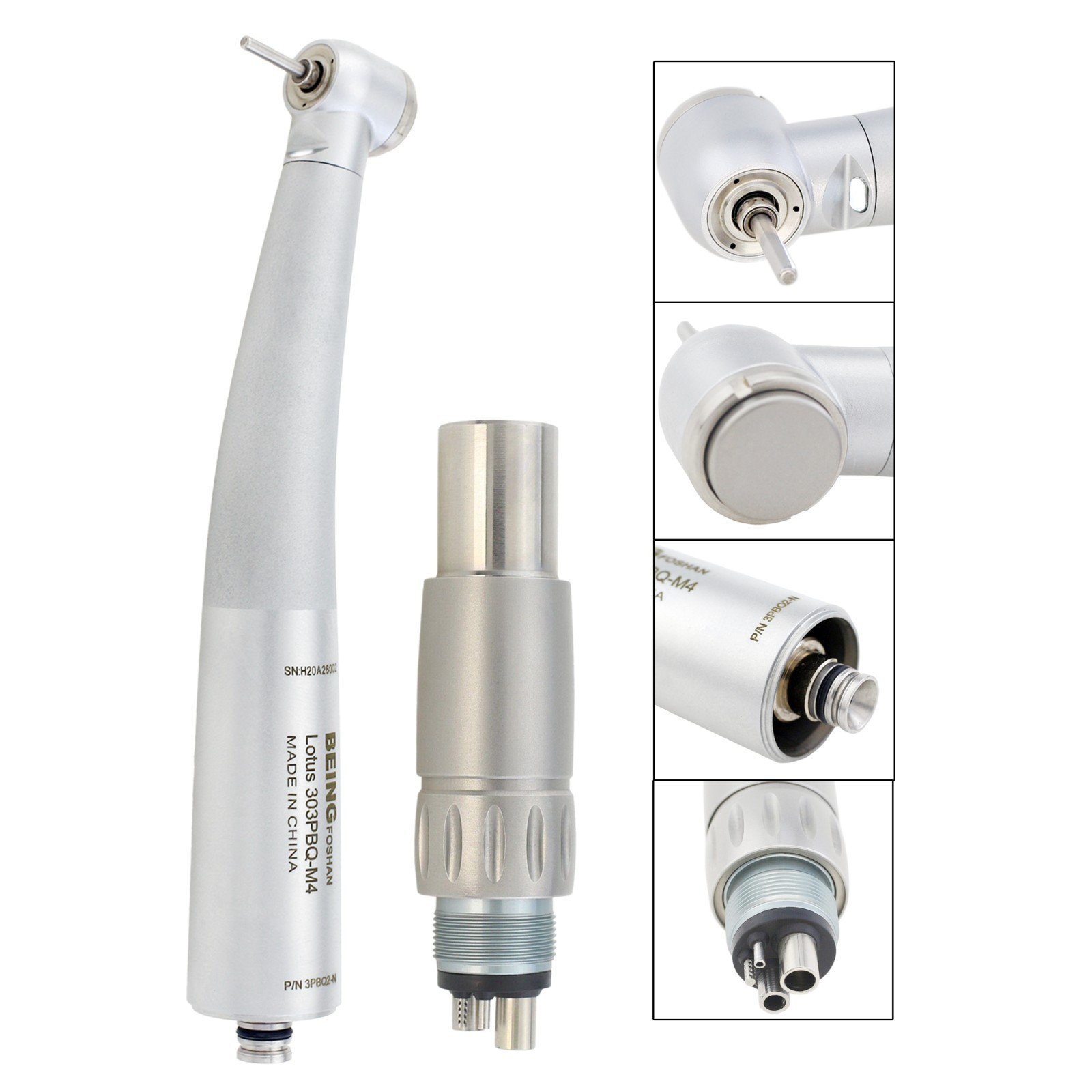 BEING High Speed Handpiece Turbine Dental Fiber Optic NSK Phatelus LED Coupler