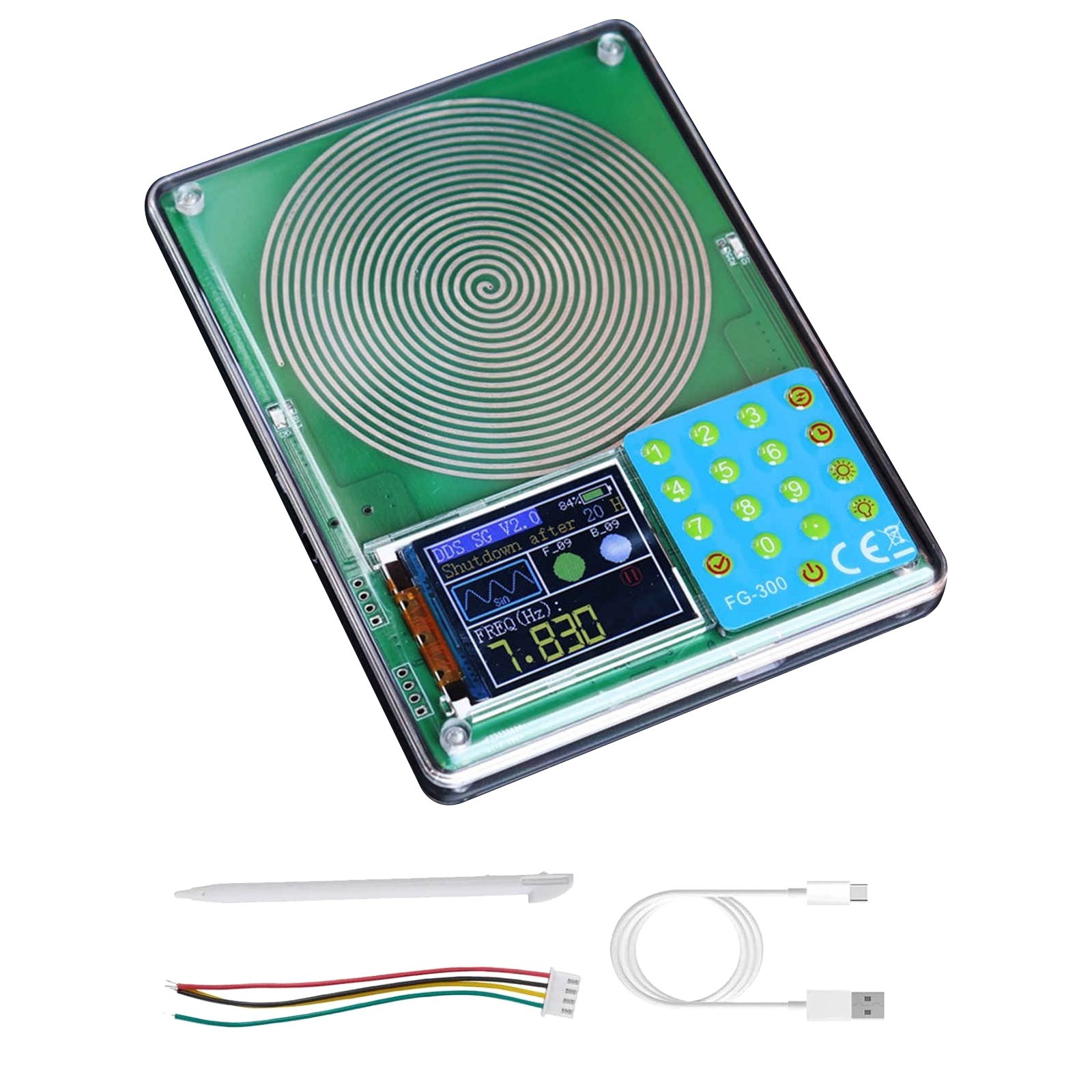 Low Frequency Wave Generator with 7.83Hz Default and 0.001Hz-200kHz Tuning