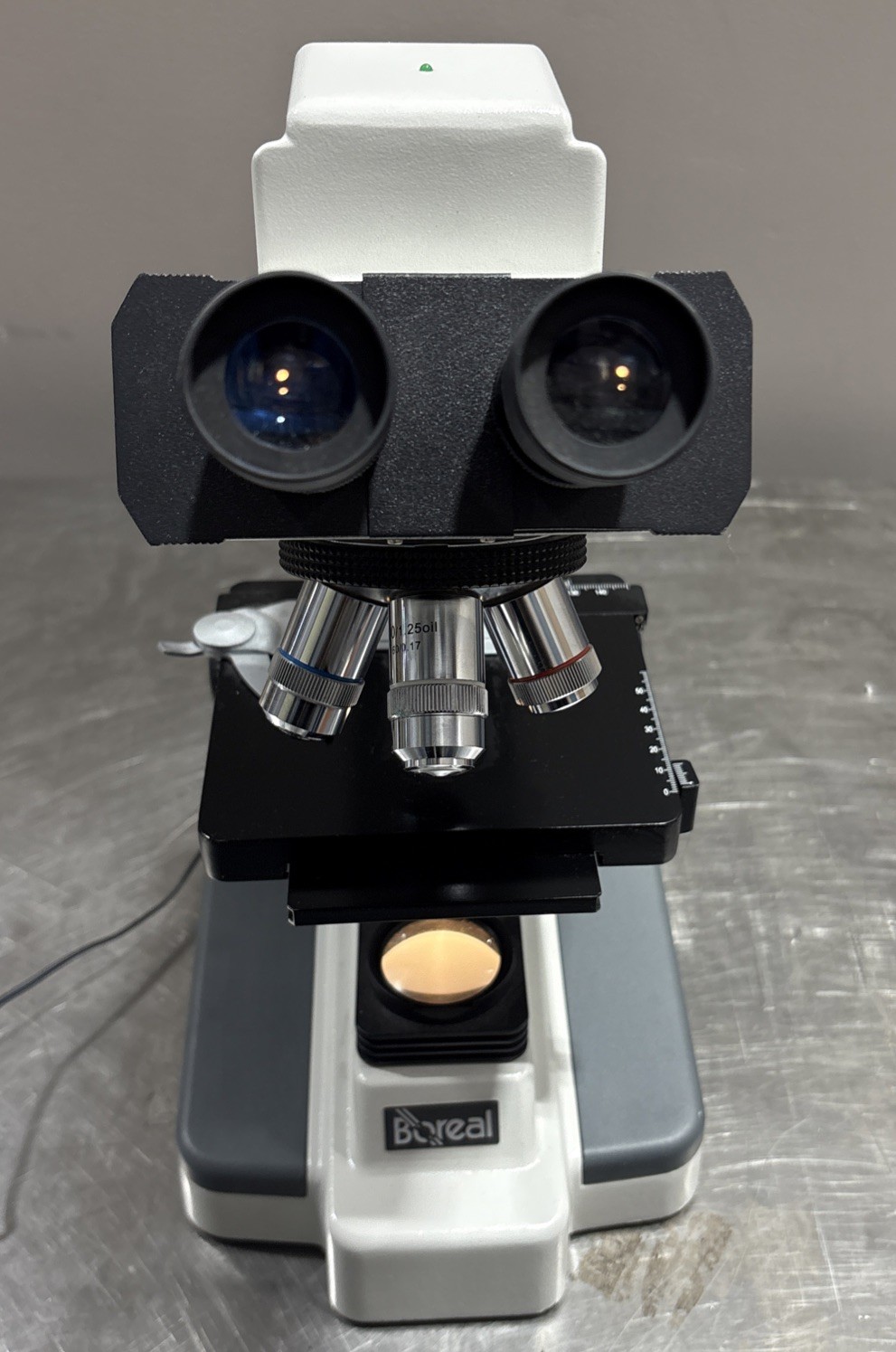 Boreal DMB1-223 Compound Microscope 4x 10x 40x 100x Objectives 57900-03