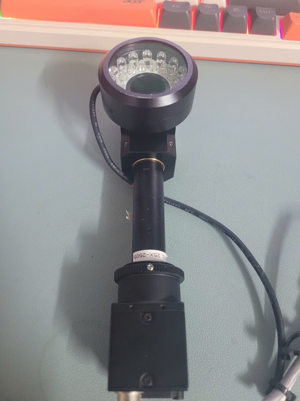 Teledyne FLIR Point Grey BFS-PGE-50A5M with lens and light