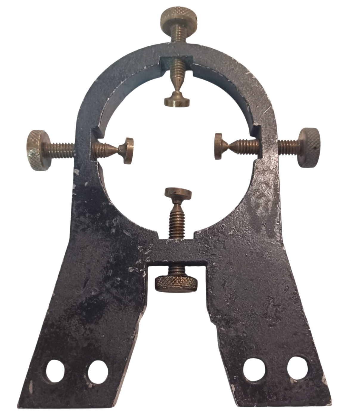 Vintage 4-Screw 4-Pin Metal Working Woodworking Centering Tool Lathe Steady Rest