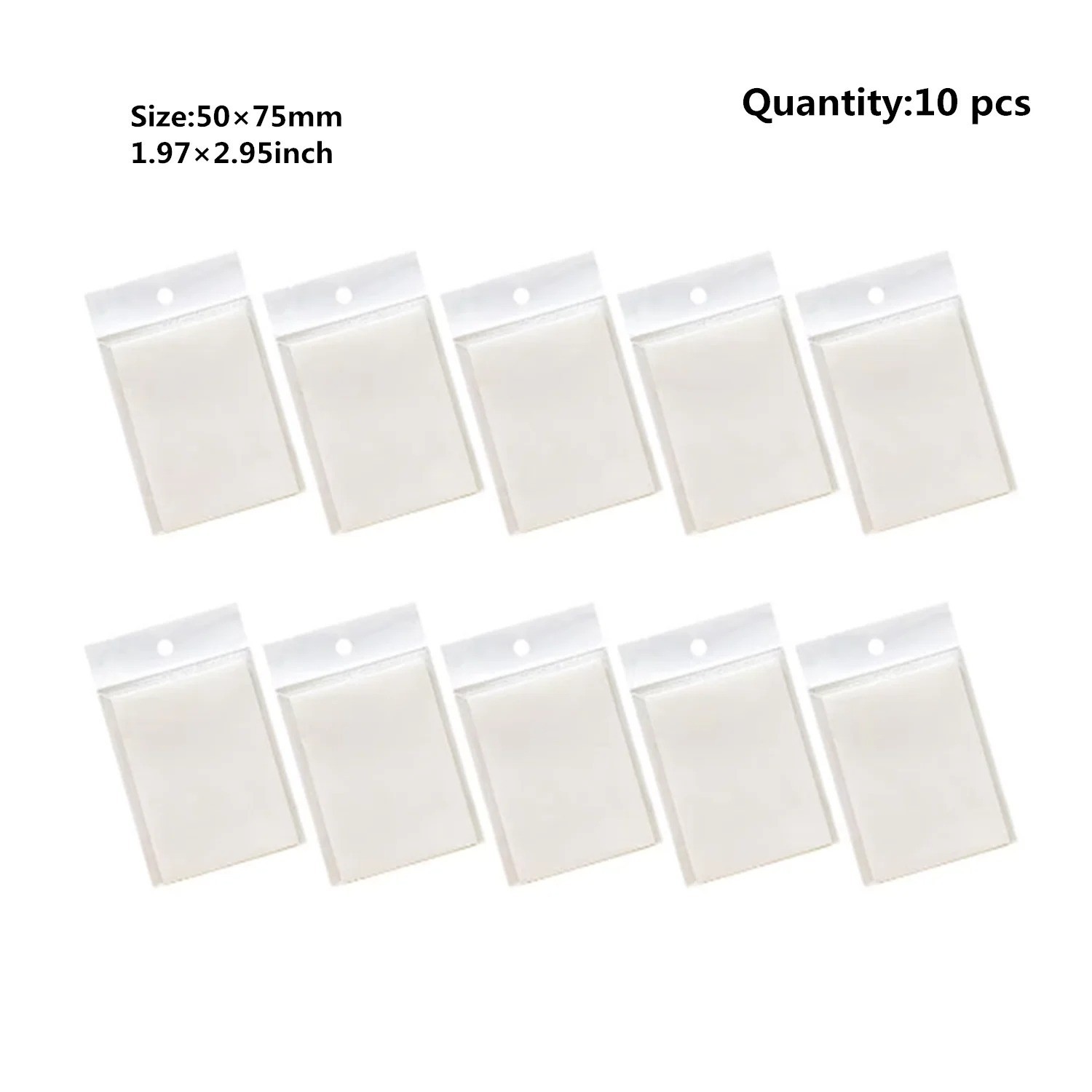 50 Sheets Transparent Sticky Notes Waterproof Memo Pad Self Adhesive Notes