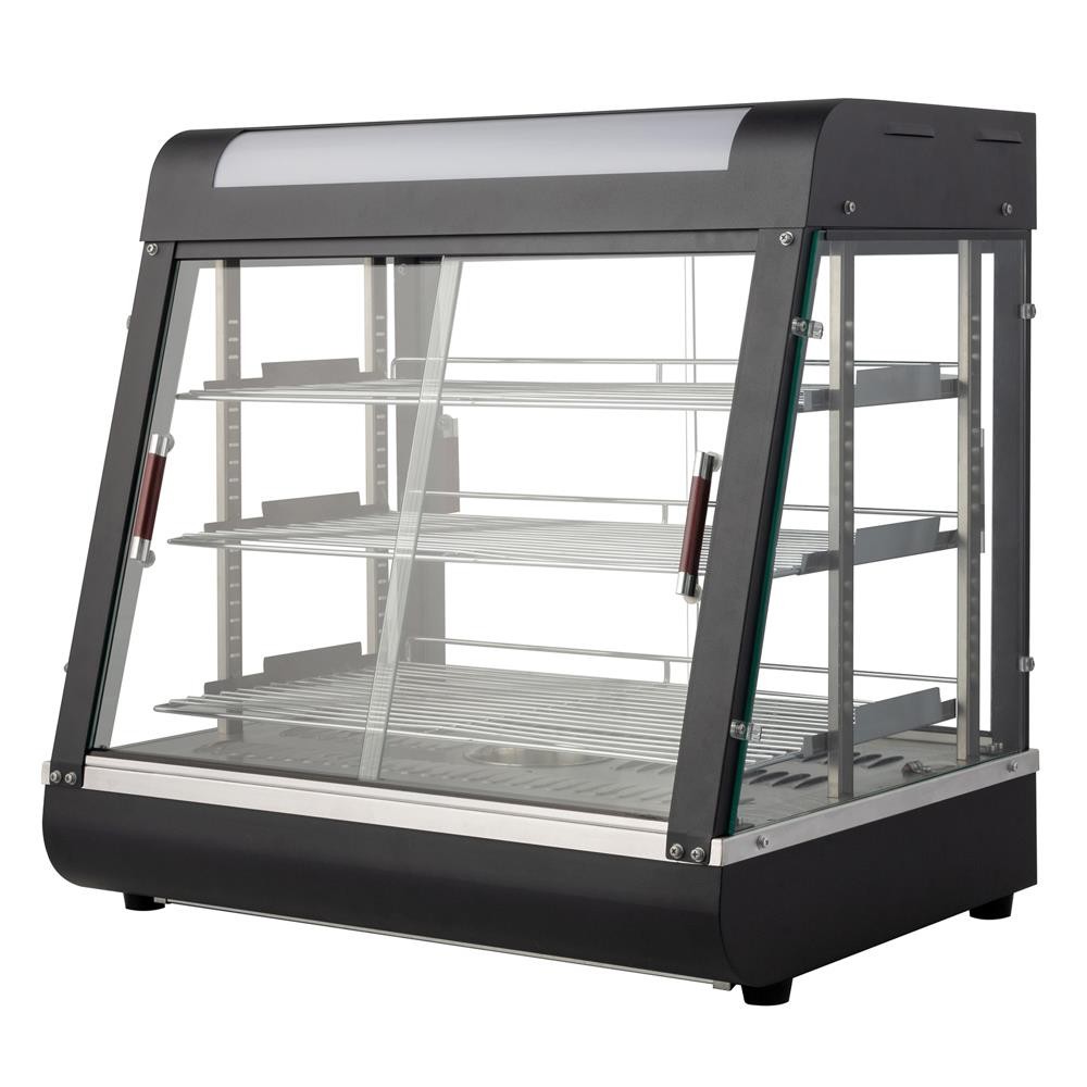ROVSUN 26″ 3 Tiers Commercial Heat Food Pizza Warmer Display Cases 86 – 185℉ New