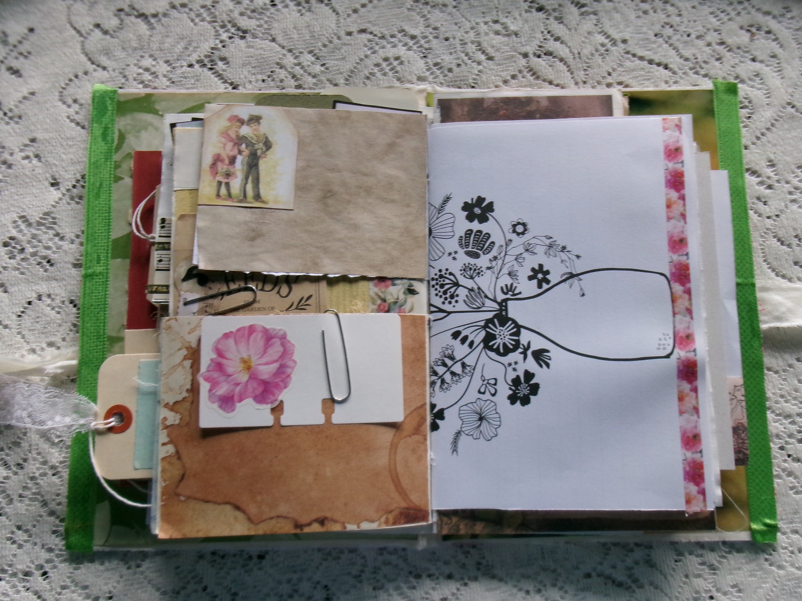 JUNK JOURNAL SIZE 7″ X 10″ APPROX. 120 PAGES