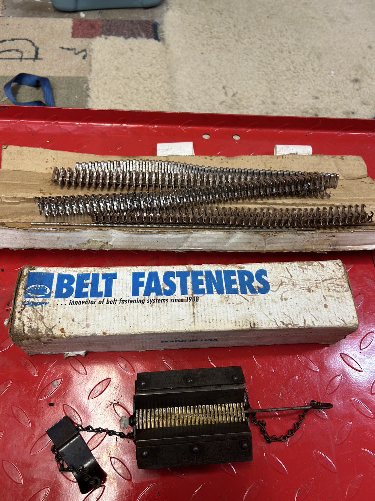 clipper belt lacer tool No. O-4 / Belt Fasteners. Alligator Brand And Other .