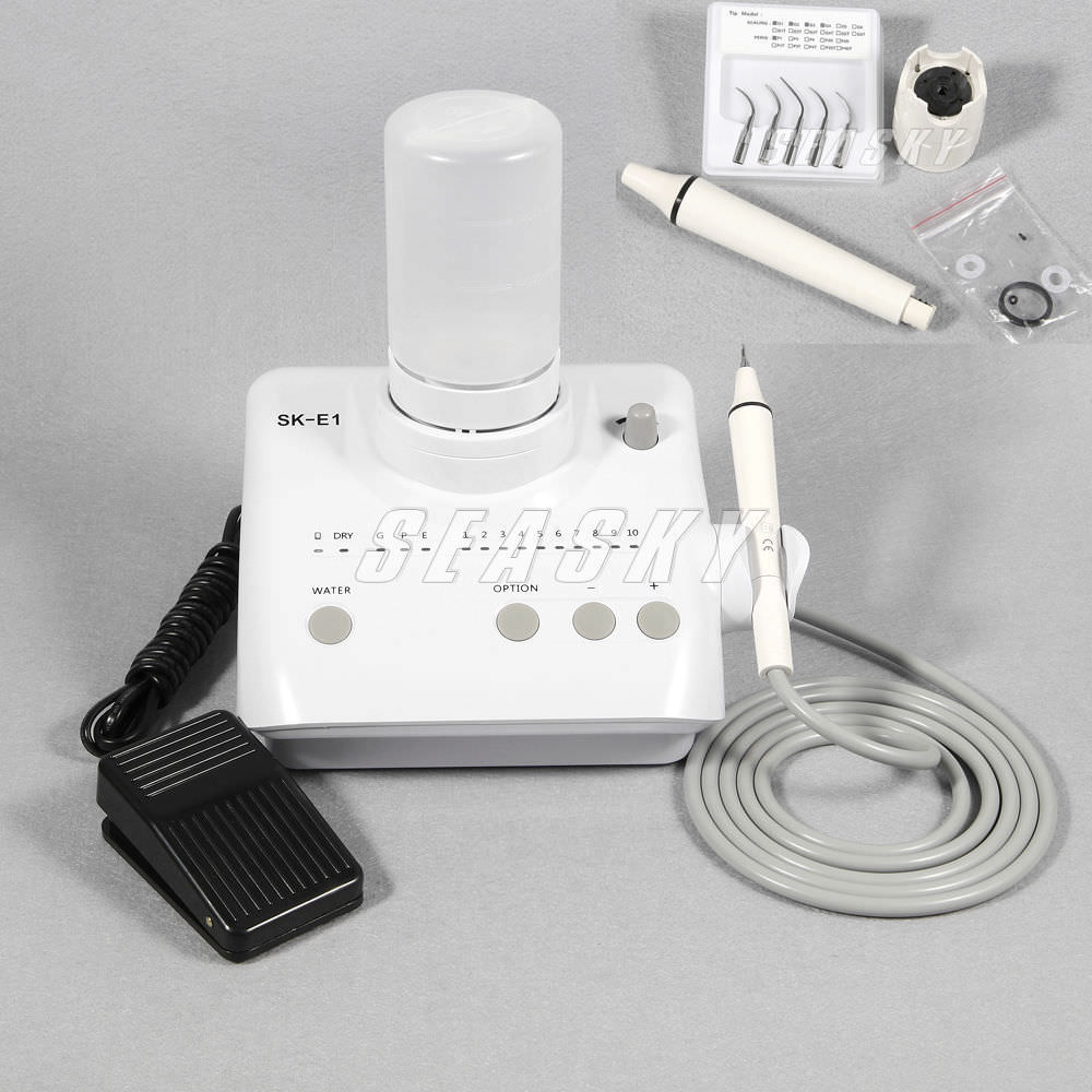 US! Cavitron Dental Ultrasonic Scaler fit EMS +Handpiece+Tips+2 Bottles SKE1 FDA