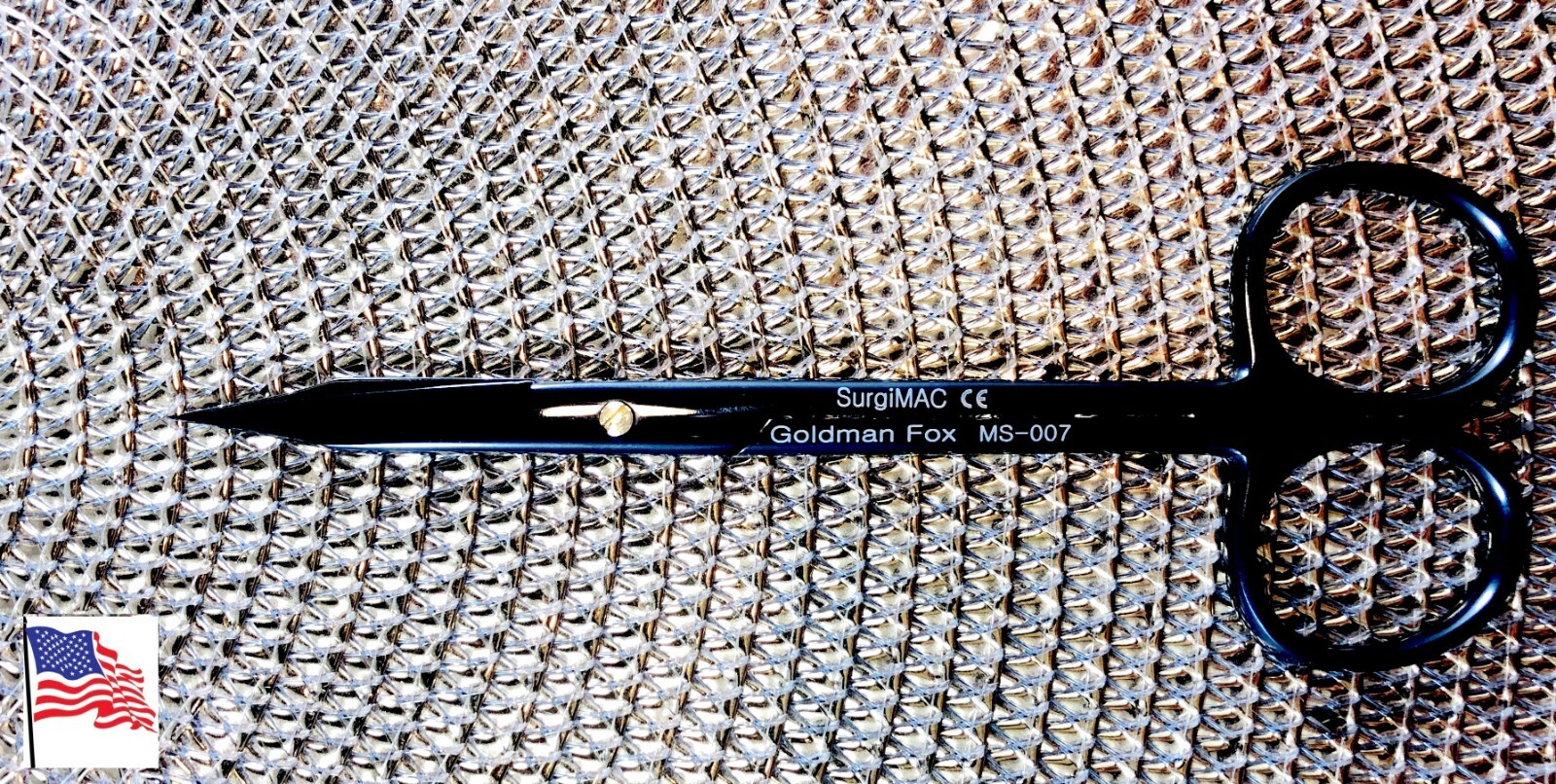 Goldman Fox Scissors Surgical Dental Veterinary Instruments BLACK Coating MAC