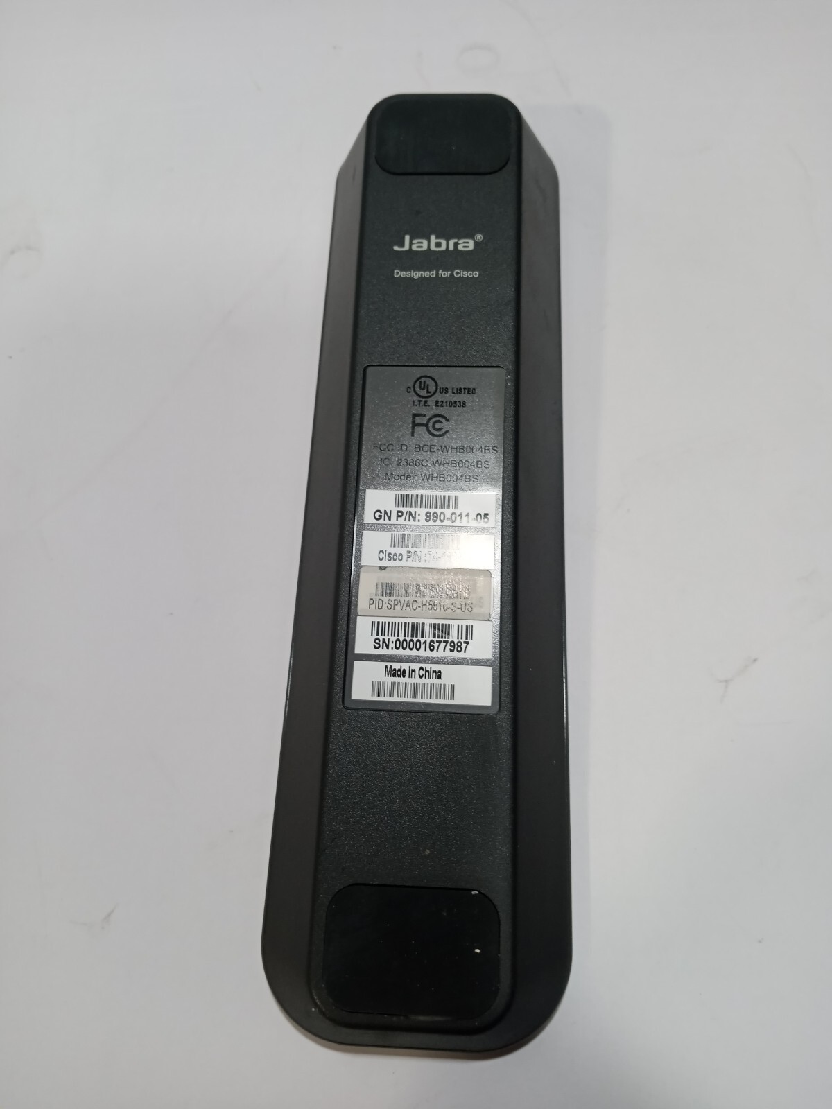 Jabra 450 WHB004HS Charcoal Charger Base BCE-WHB004BS